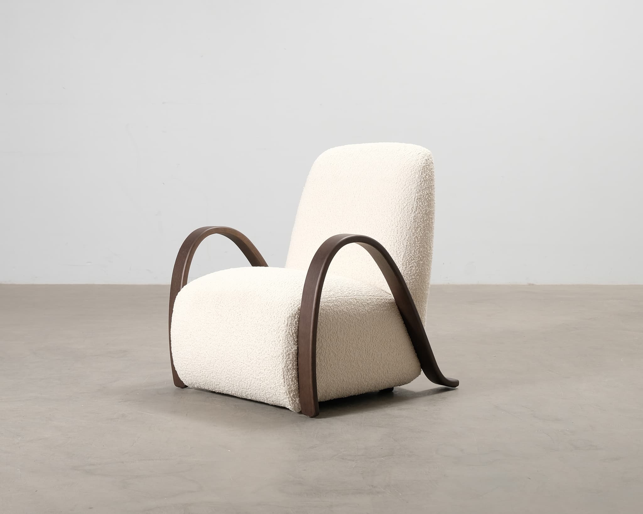 Ferm Living Buur nojatuoli luonnonvalkoinen