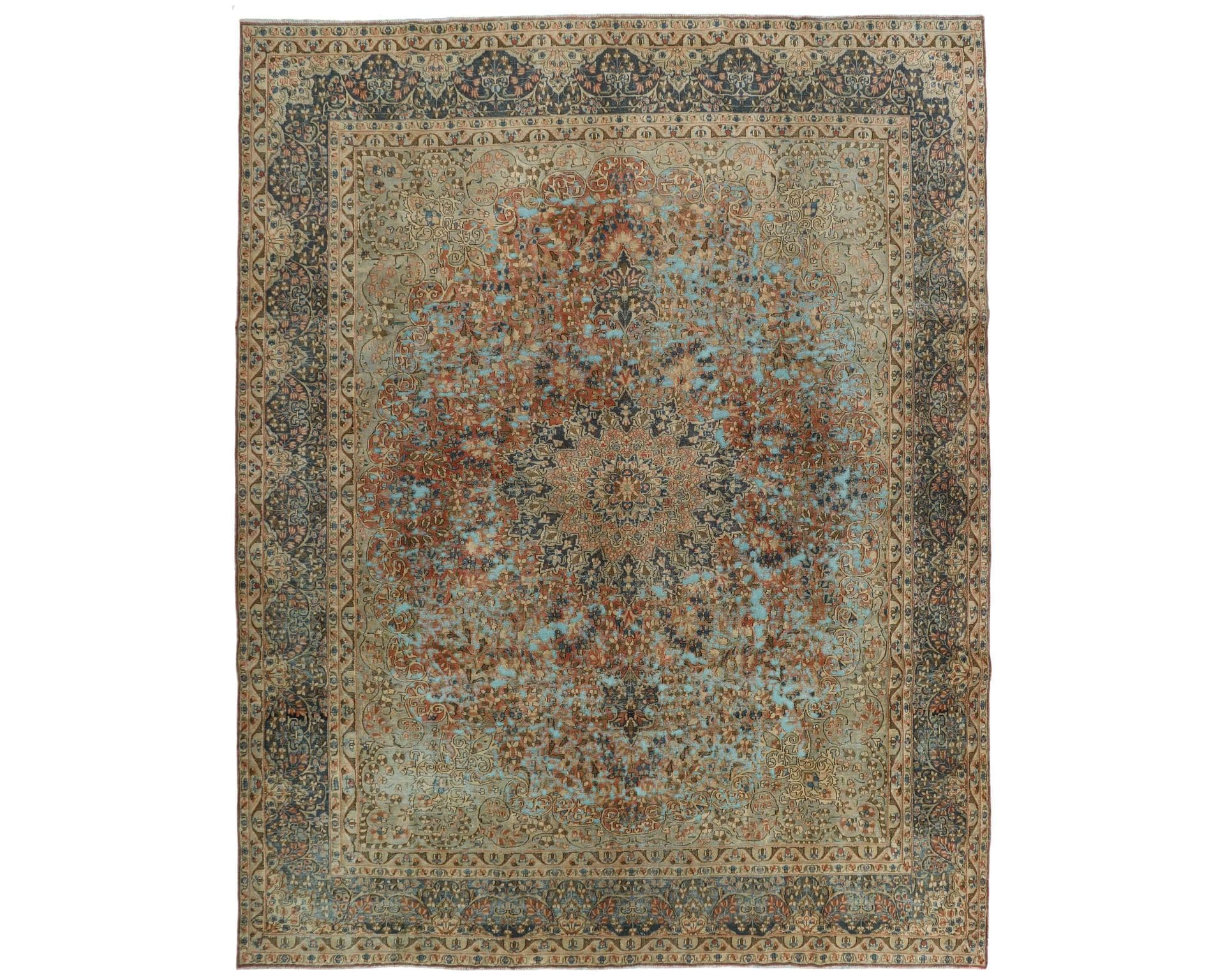 Vintage Kerman itämainen matto 300 x 393 cm – Rezas