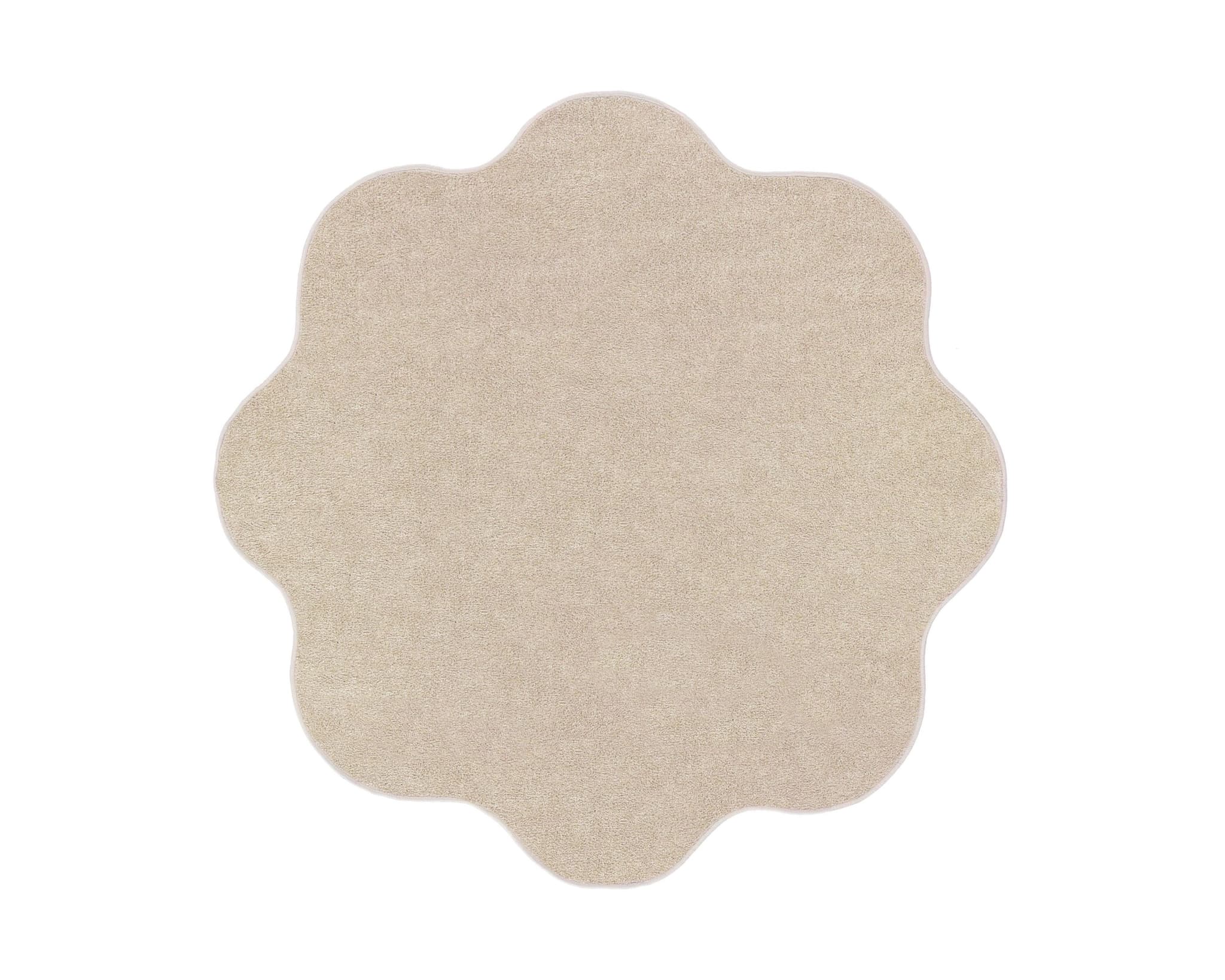 Rugvista Essential Olga matto ø 150 cm beige – Rugvista x Mjuk