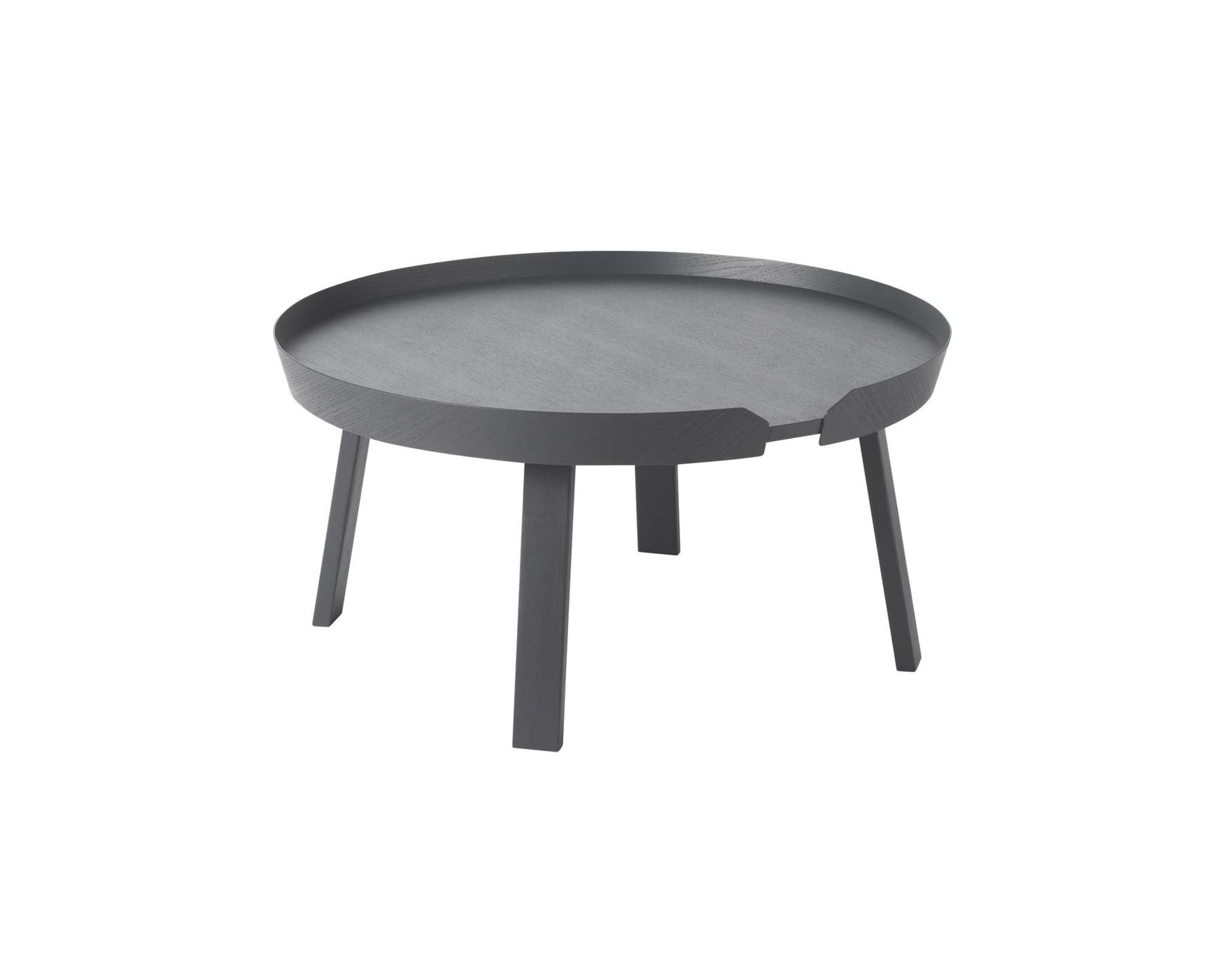 Muuto Around sohvapöytä ø 72 cm antrasiitti – Muuto