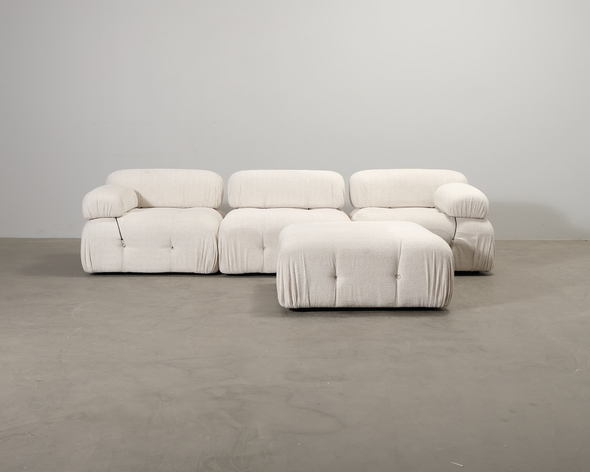 Bengul 3-istuttava moduulisohva vaaleanbeige – No brand