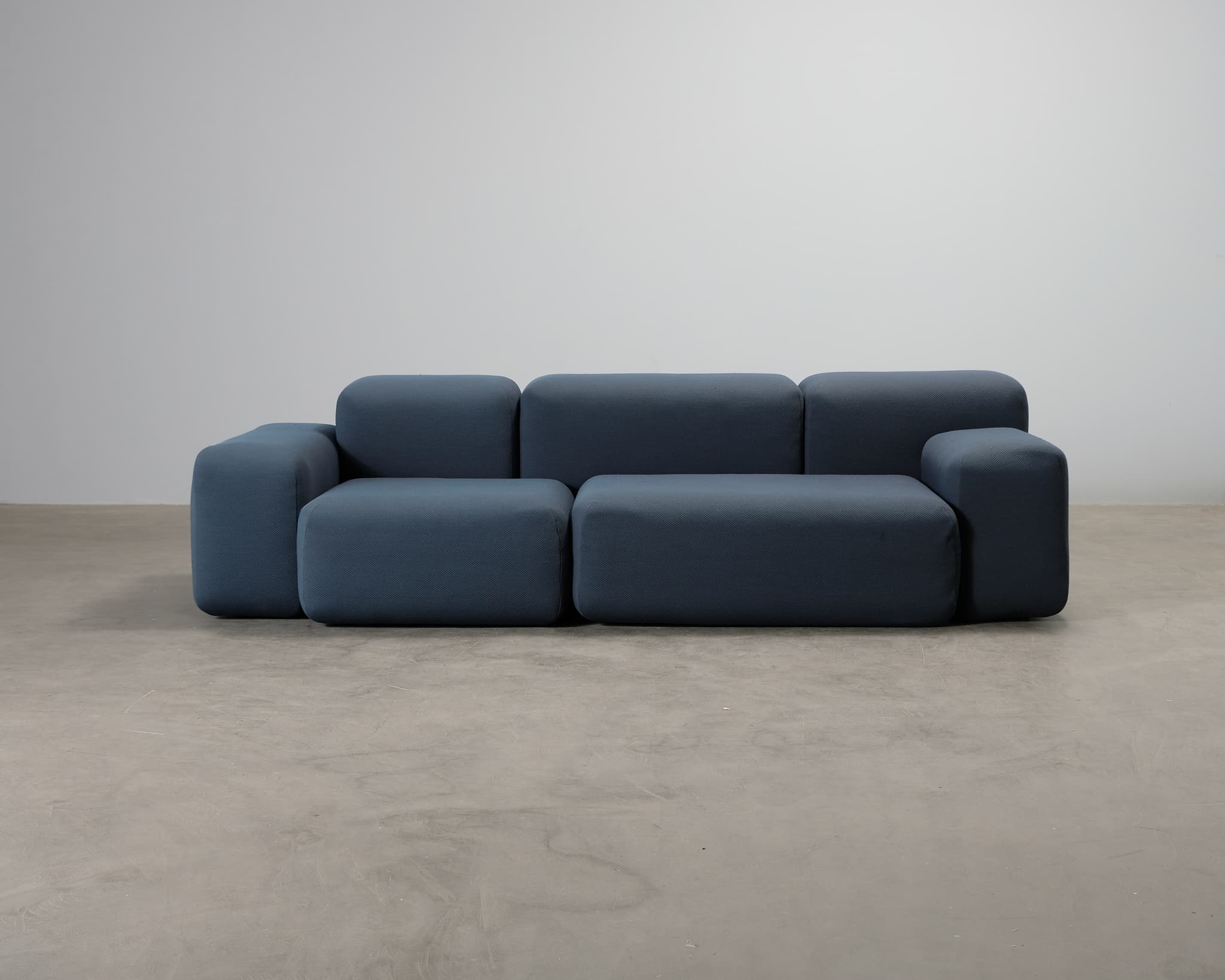 Muuto Softblocks 3-istuttava sohva sininen – Muuto