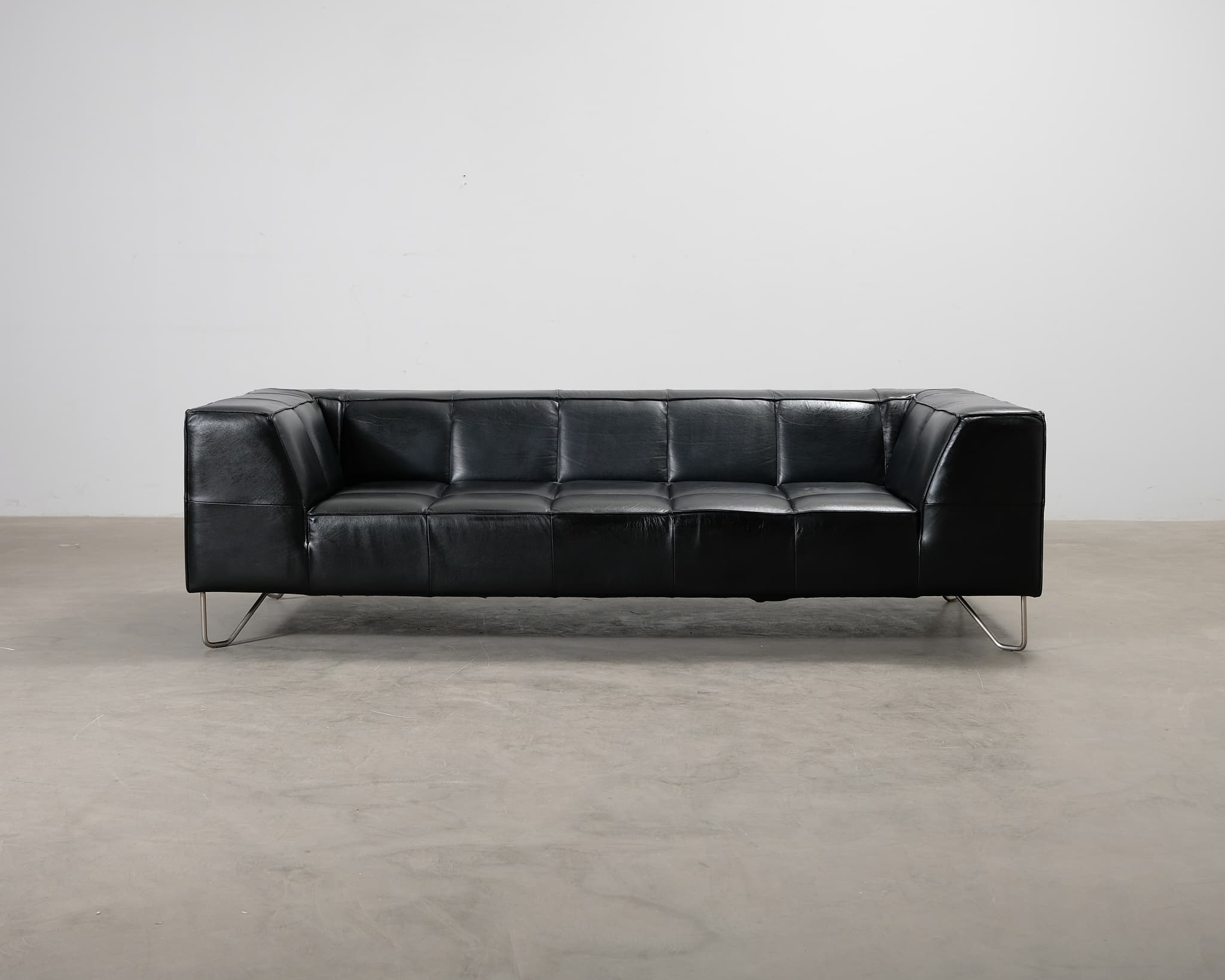 BoConcept Milos 3-istuttava nahkasohva musta – BoConcept