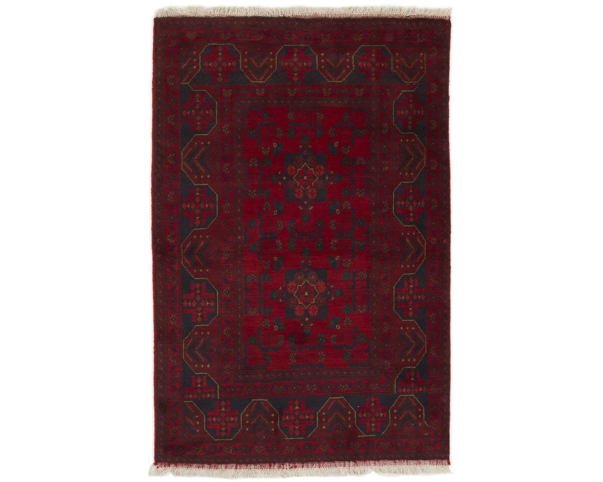 Old Afghan itämainen matto 103 x 155 cm – Rezas