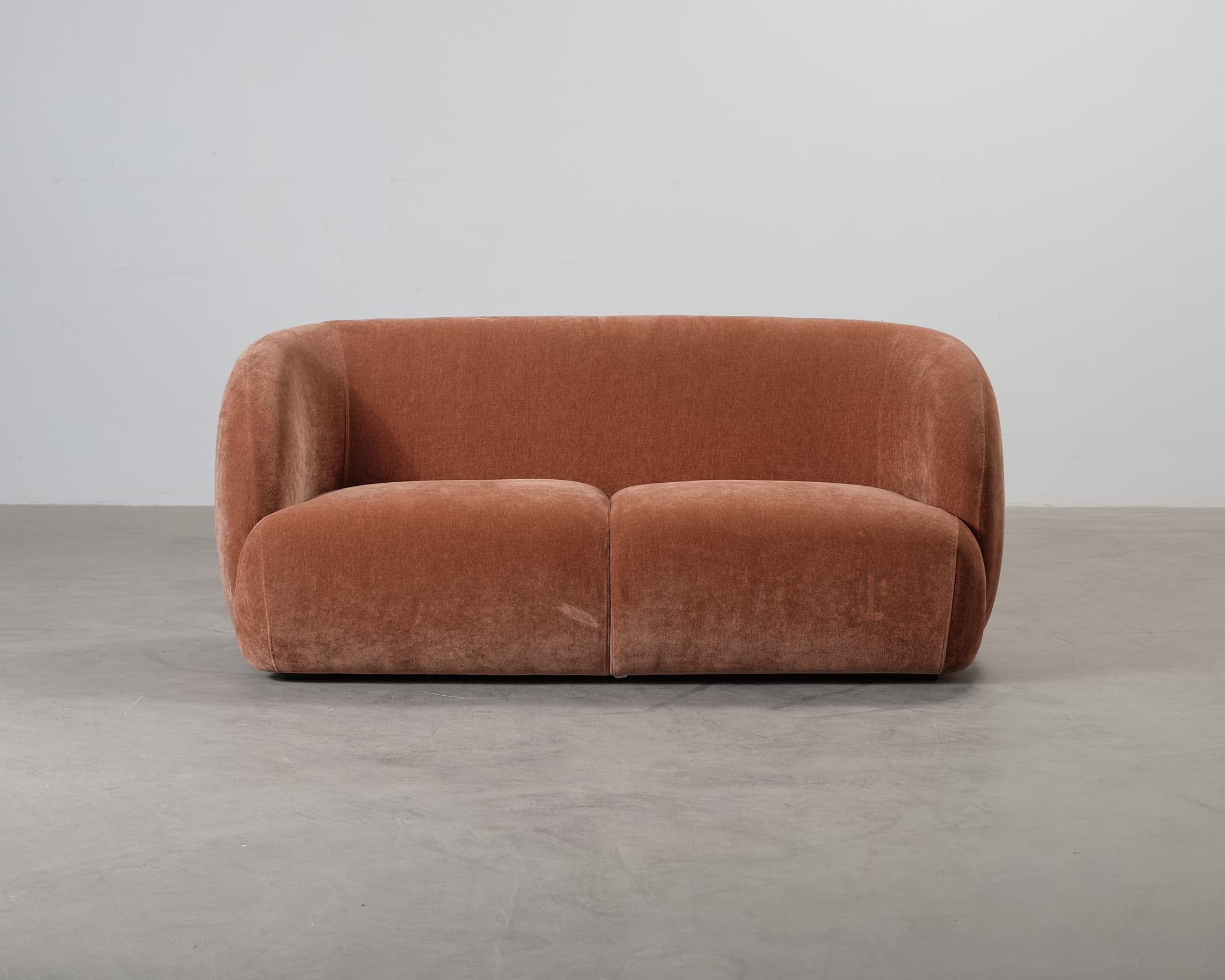 Sofacompany Paula 2-istuttava sohva ruosteenpunainen – Sofacompany