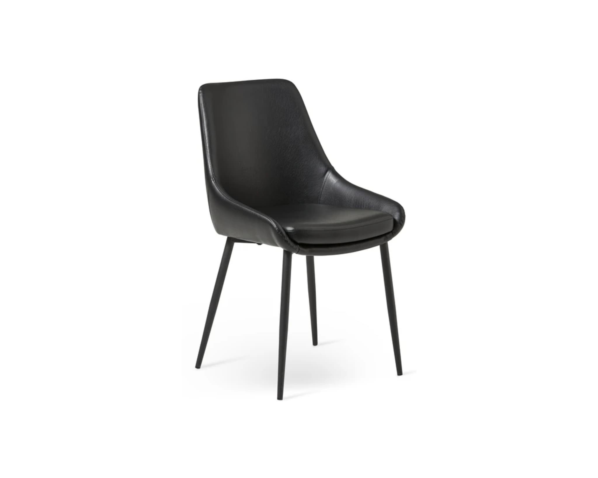 Mio Leon ruokapöydän tuoli musta, 2 kpl setti – Mio