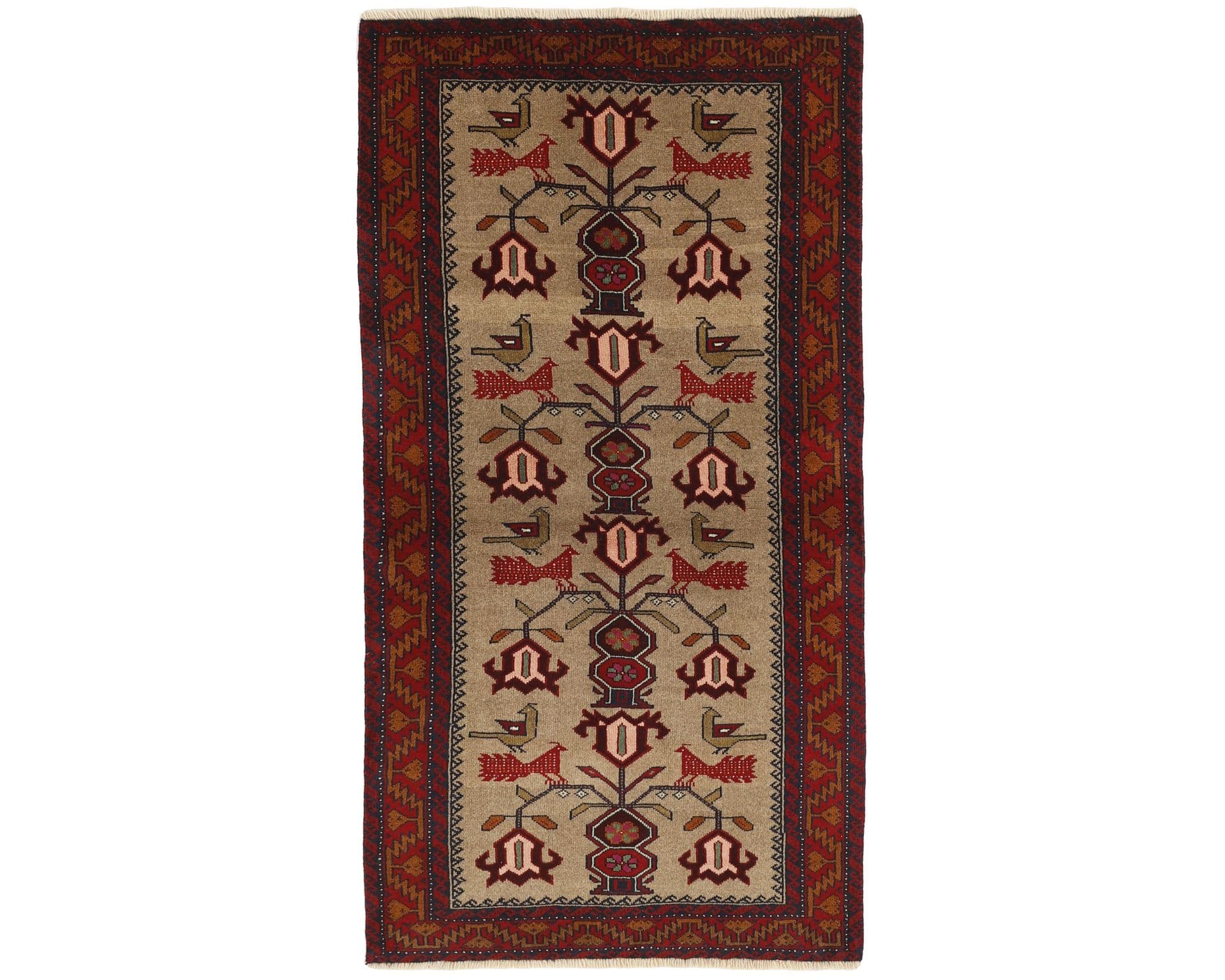 Balutch itämainen matto 97 x 195 cm – Rezas