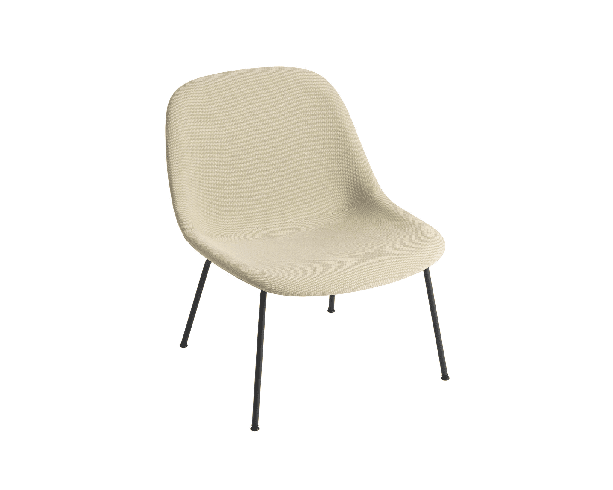Muuto Fiber loungetuoli beige