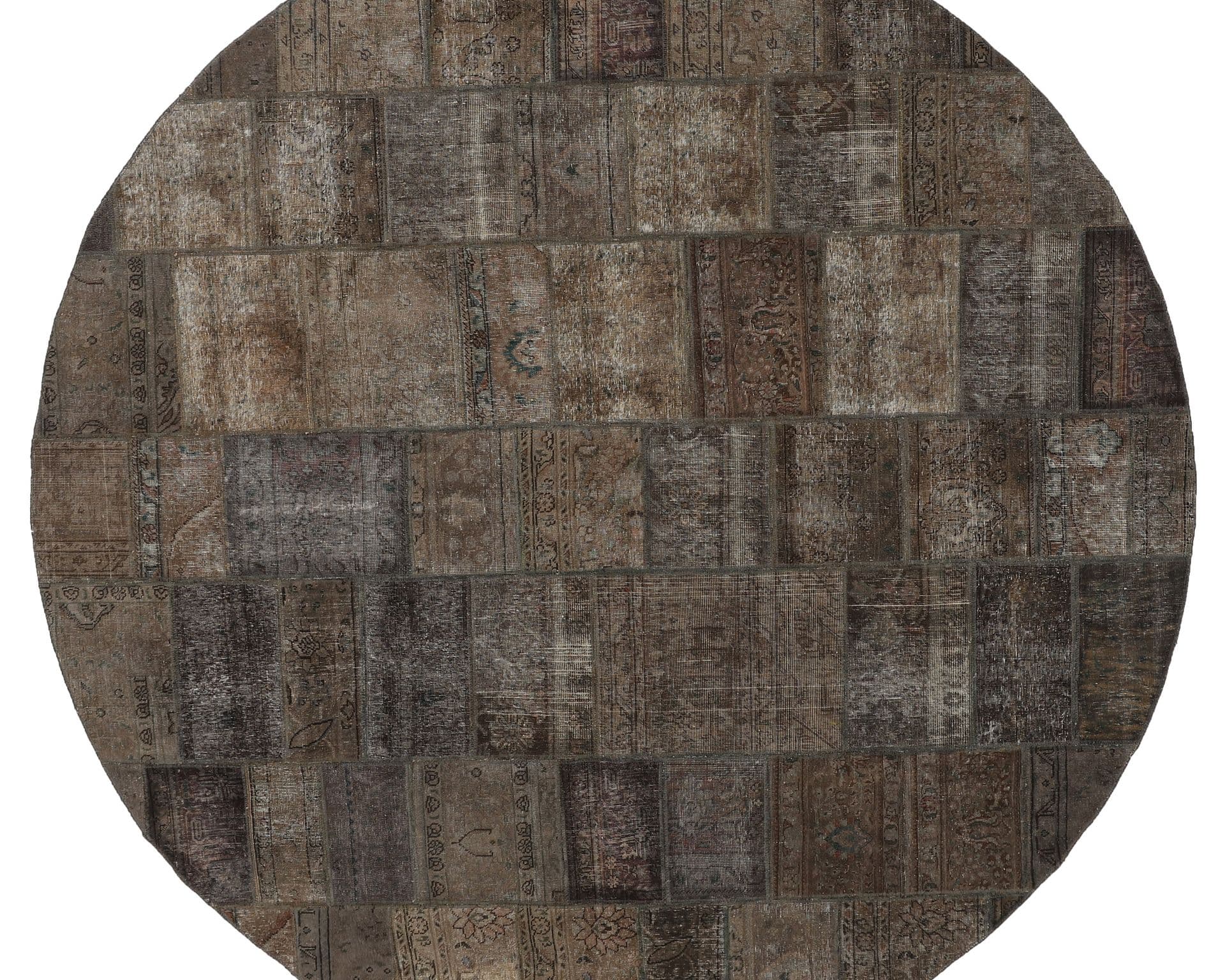 Vintage Patchwork itämainen matto 300 x 300 cm – Rezas