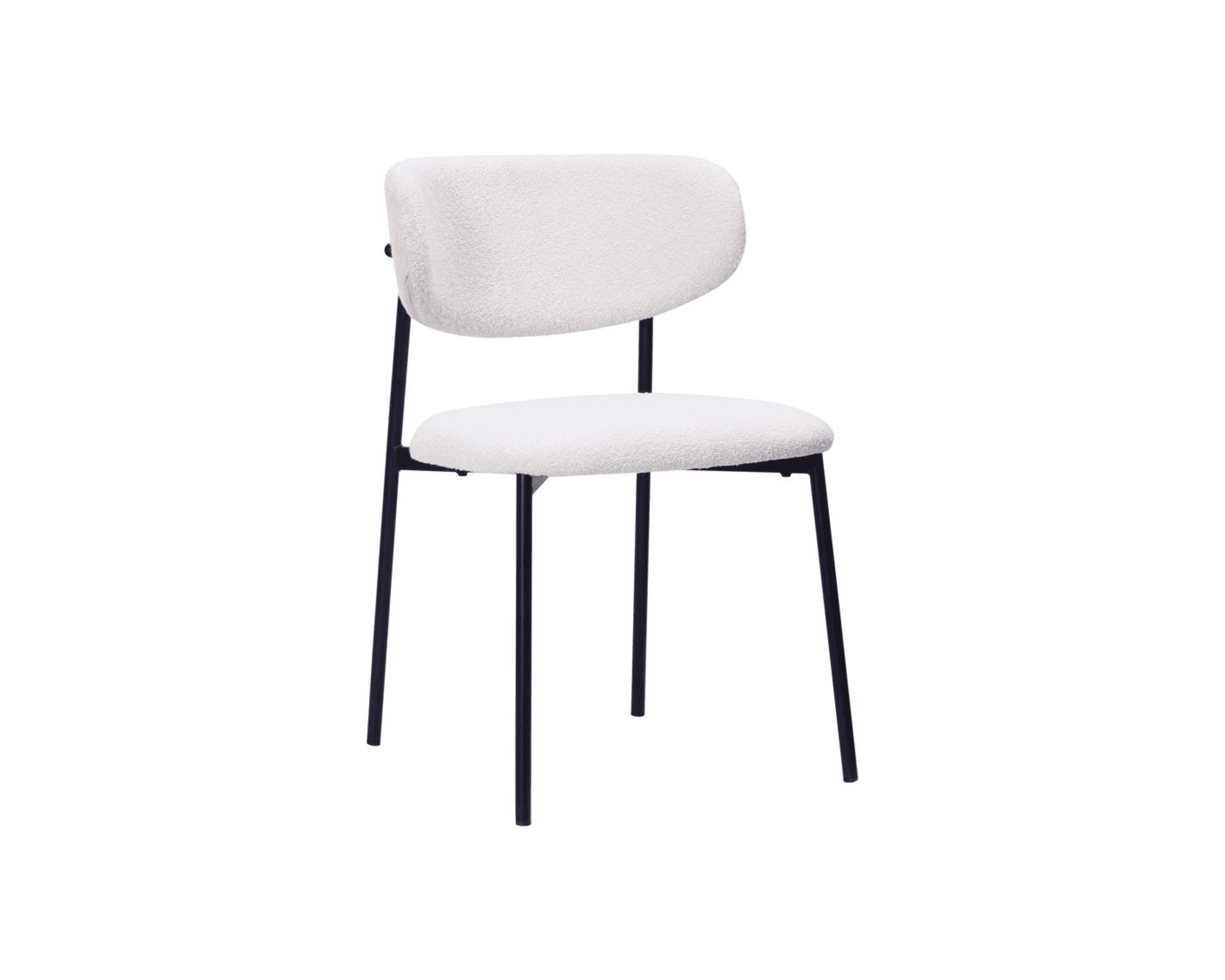 Lucy ruokapöydän tuoli valkoinen – Basic Home