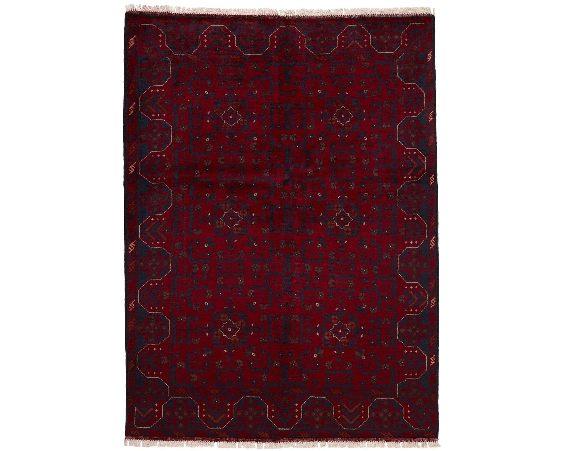 Old Afghan itämainen matto 147 x 199 cm – Rezas