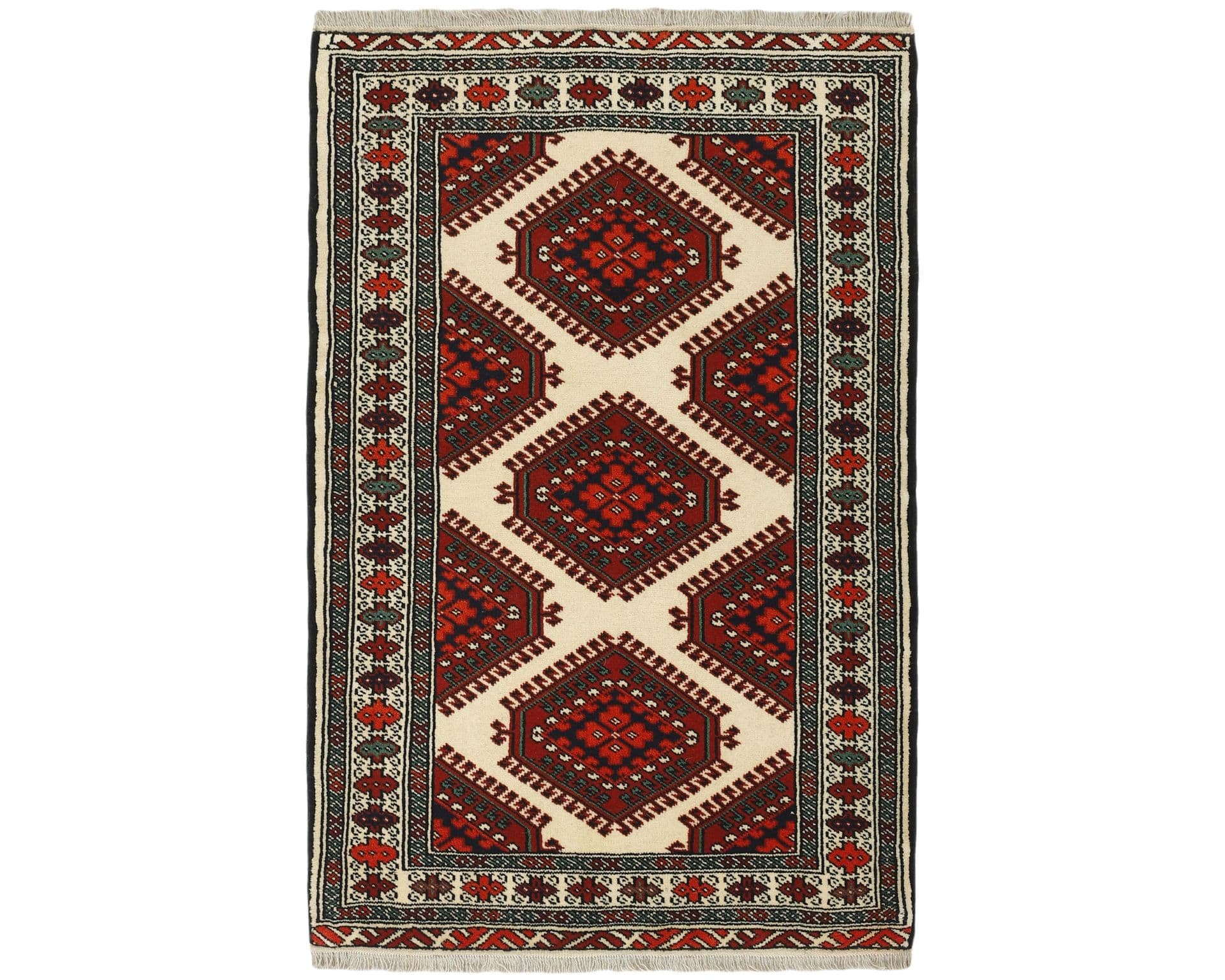 Torkaman Fine itämainen matto 83 x 124 cm – Rezas