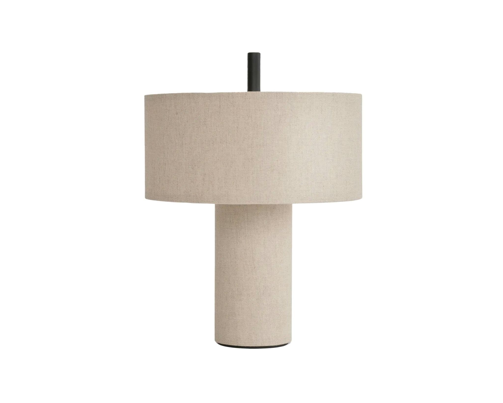 New Works Margin pöytävalaisin kannettava beige – New Works