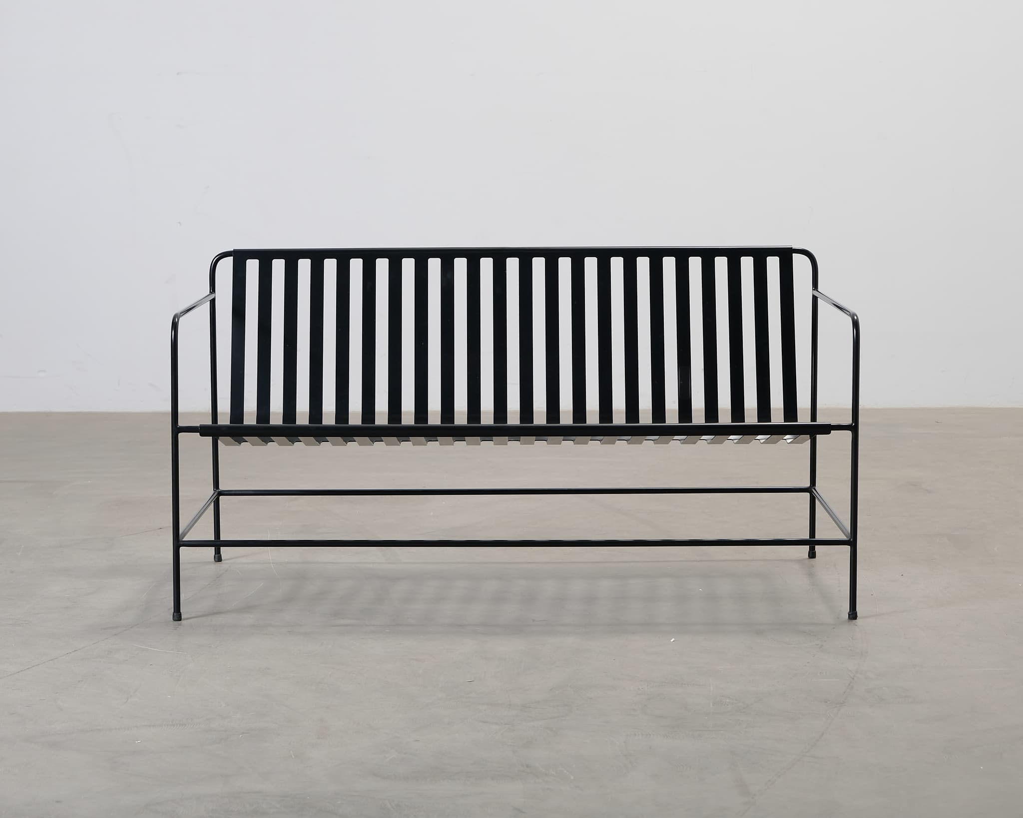 FeelDesign Cannes 2-istuttava terassisohva musta