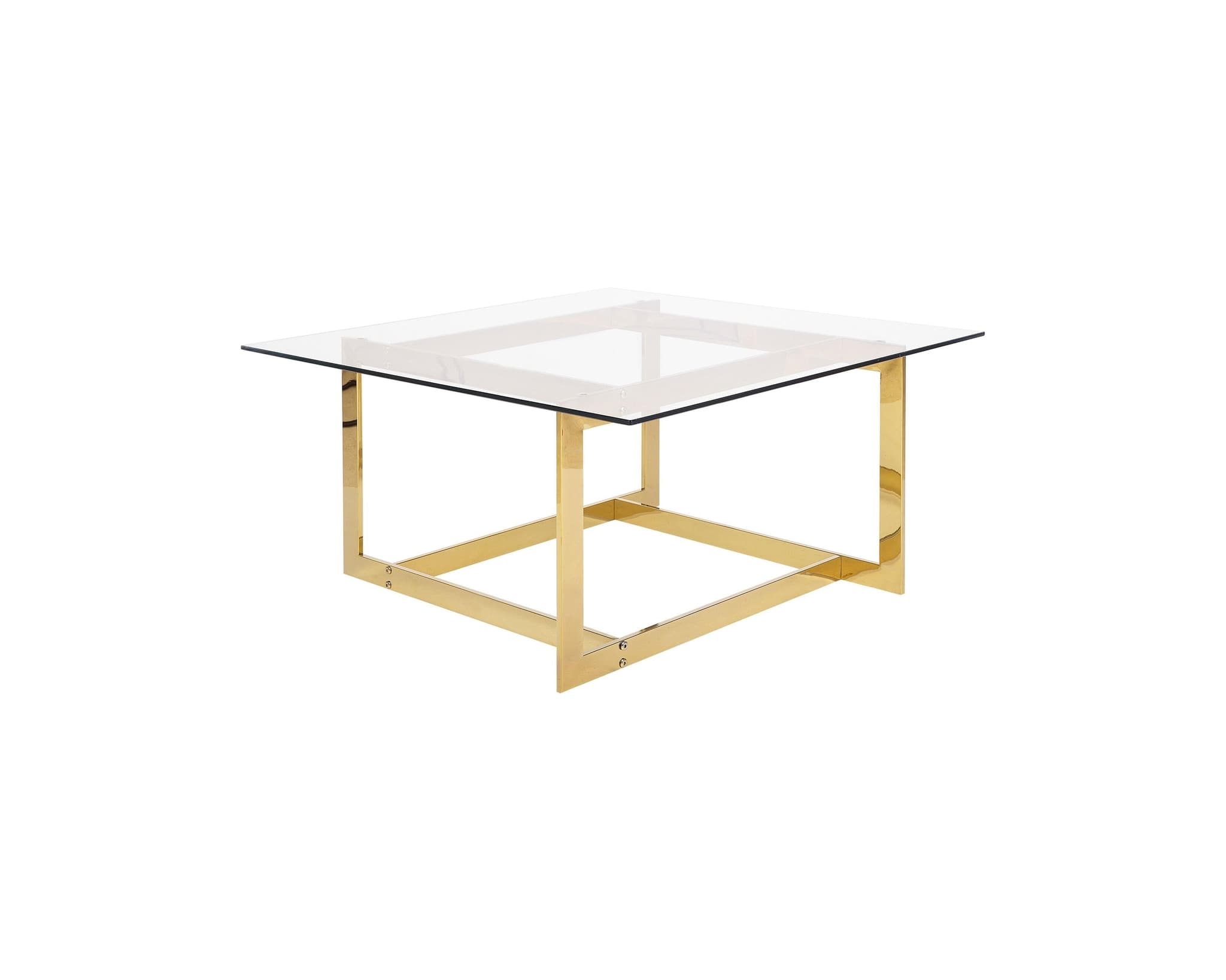 Crystal sohvapöytä 80 x 80 cm – Beliani