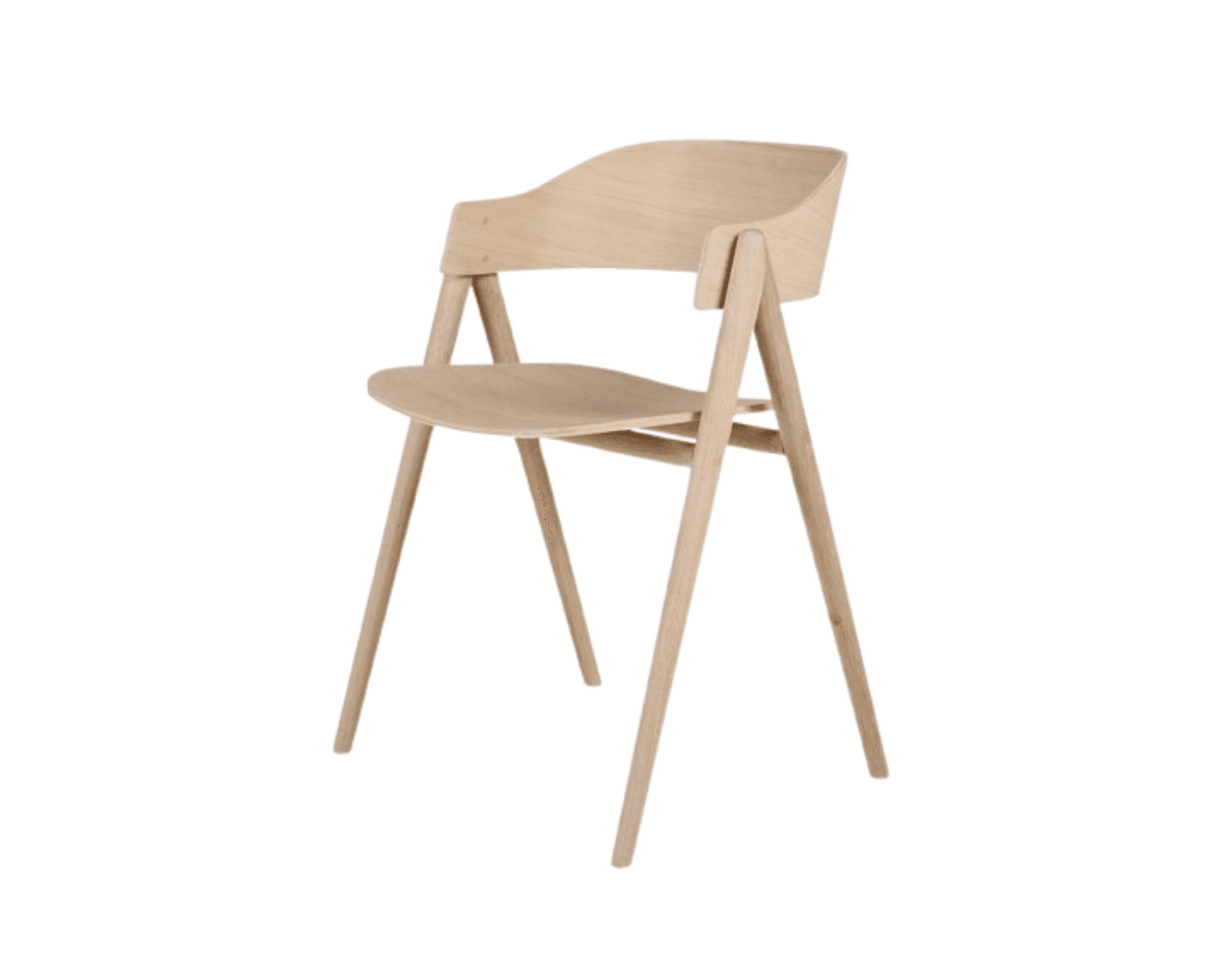 Forms & Objects Hennie ruokapöydän tuoli tammi, 2 kpl setti