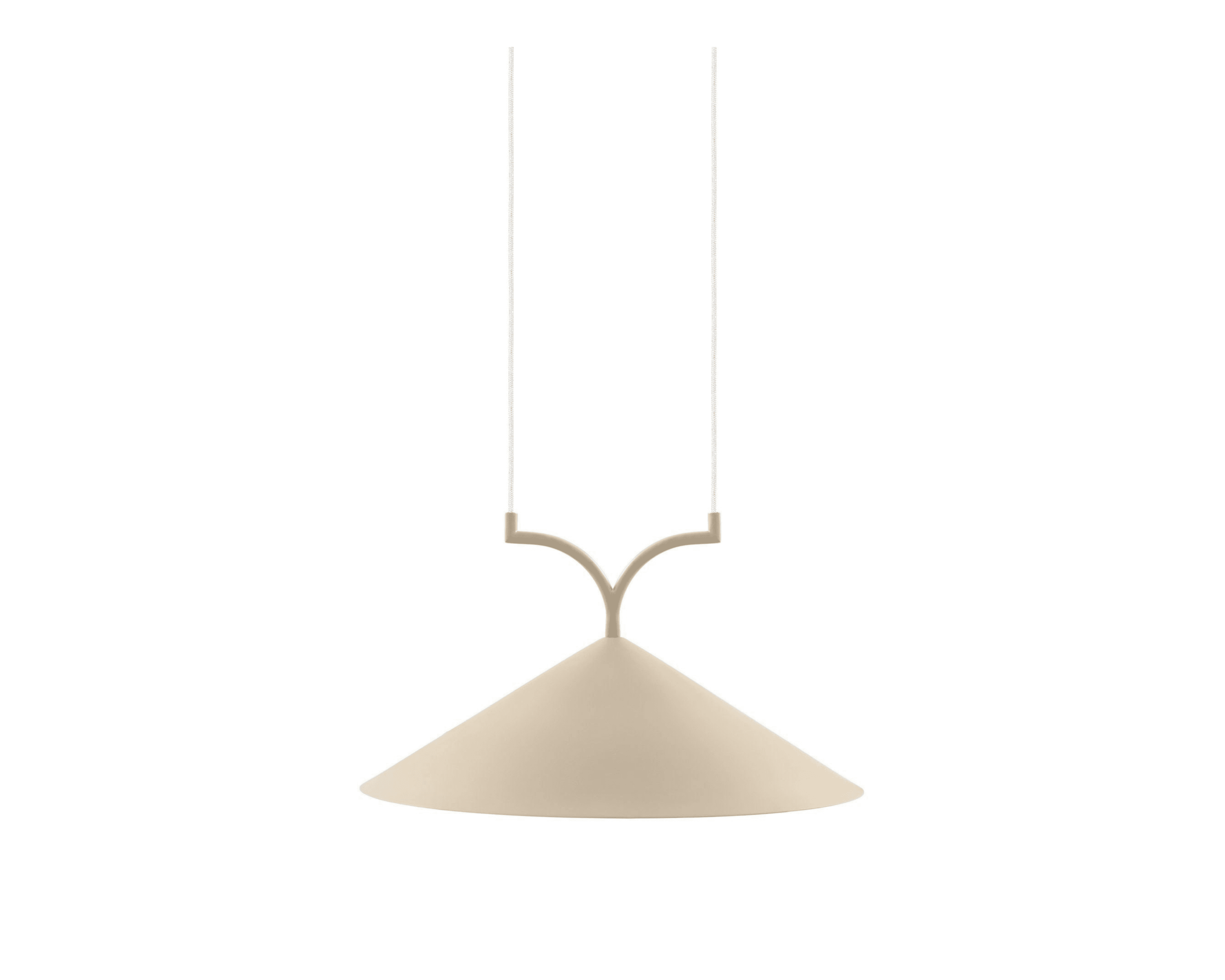 Globen Lighting - Curve 3 riippuvalaisin, beige