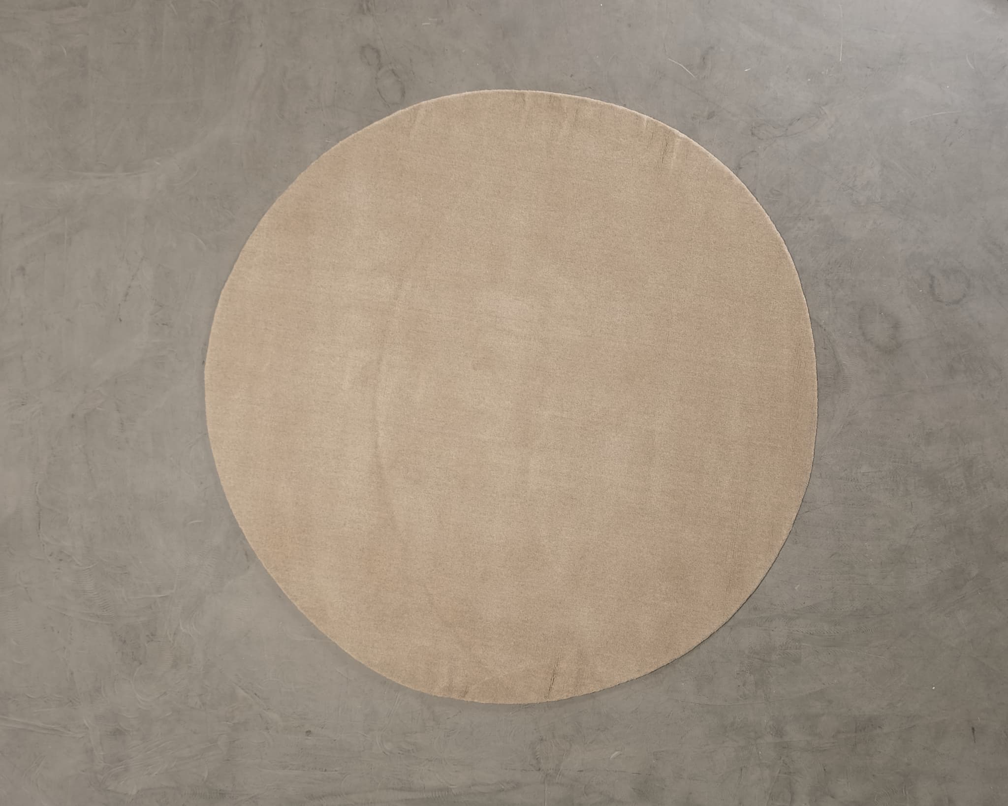 Woven Works Canvas villamatto ø 250 cm beige – Woven Works
