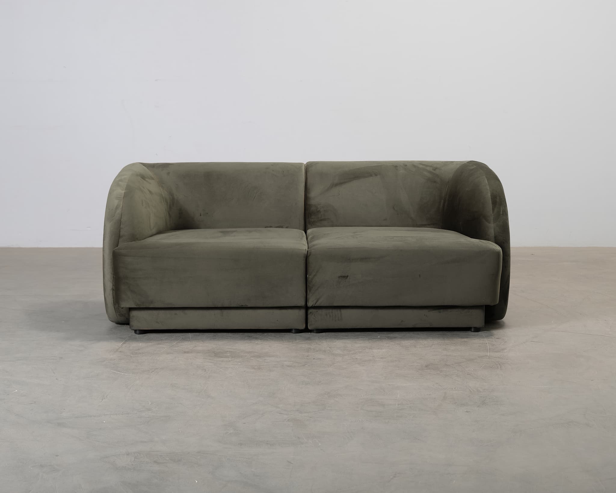 Micadoni Miley 2-istuttava sohva vihreä