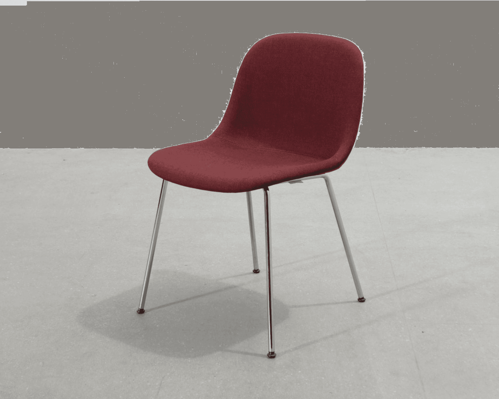 Muuto Fiber Side tuoli punainen