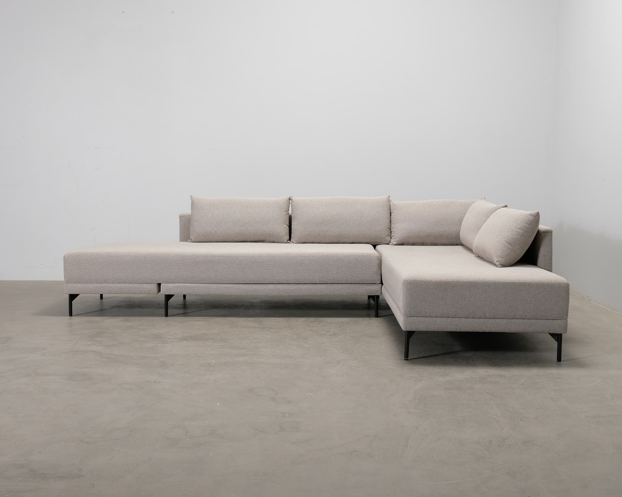 Sofacompany Vivica kulmasohva vuoteella harmaanbeige – Sofacompany