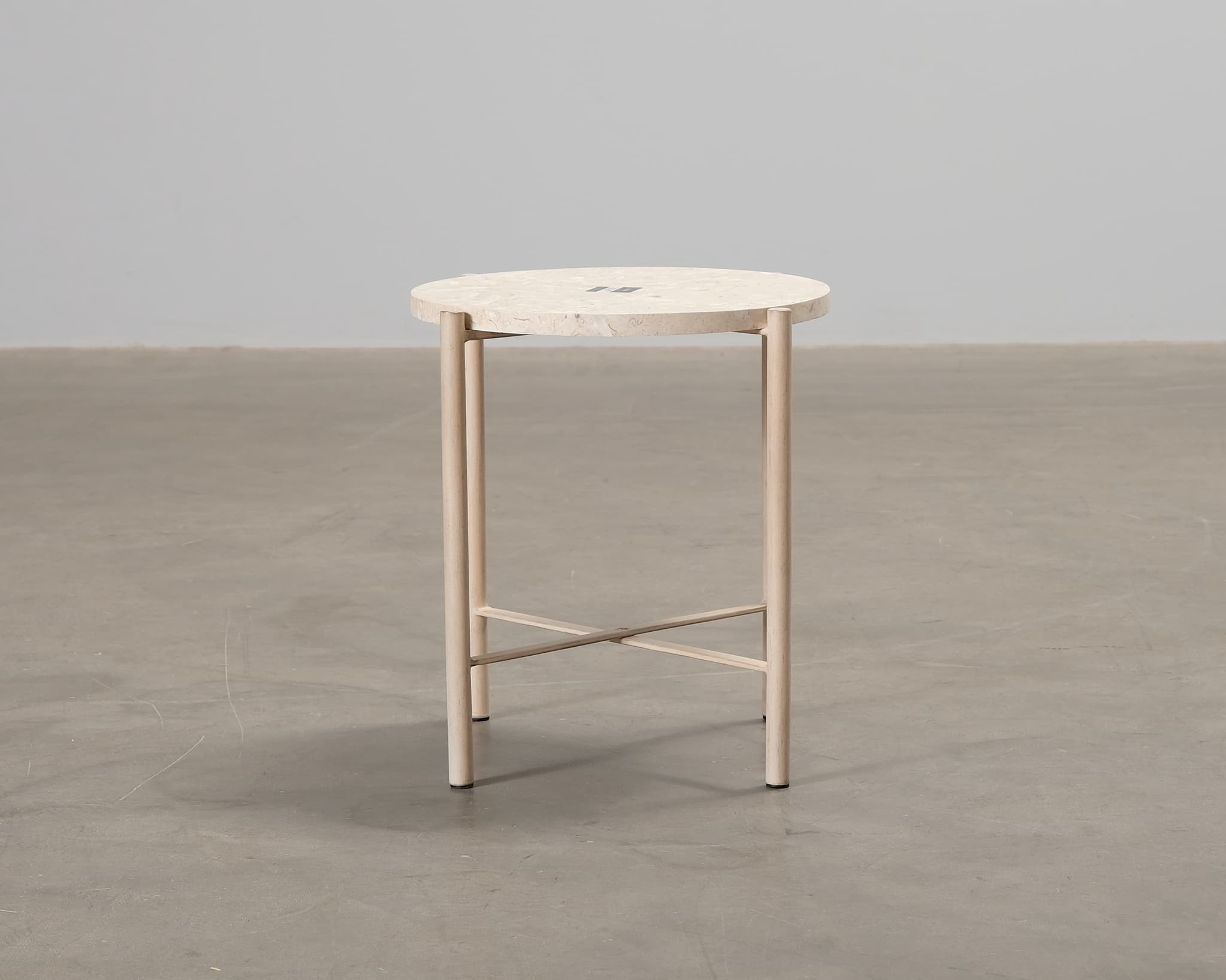 Vind Sandhamn sohvapöytä ø 40 cm beige – Vind