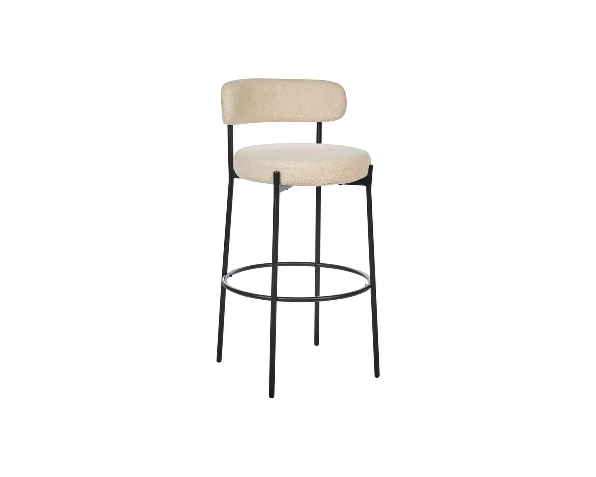 Allison baarituoli beige, 2 kpl setti