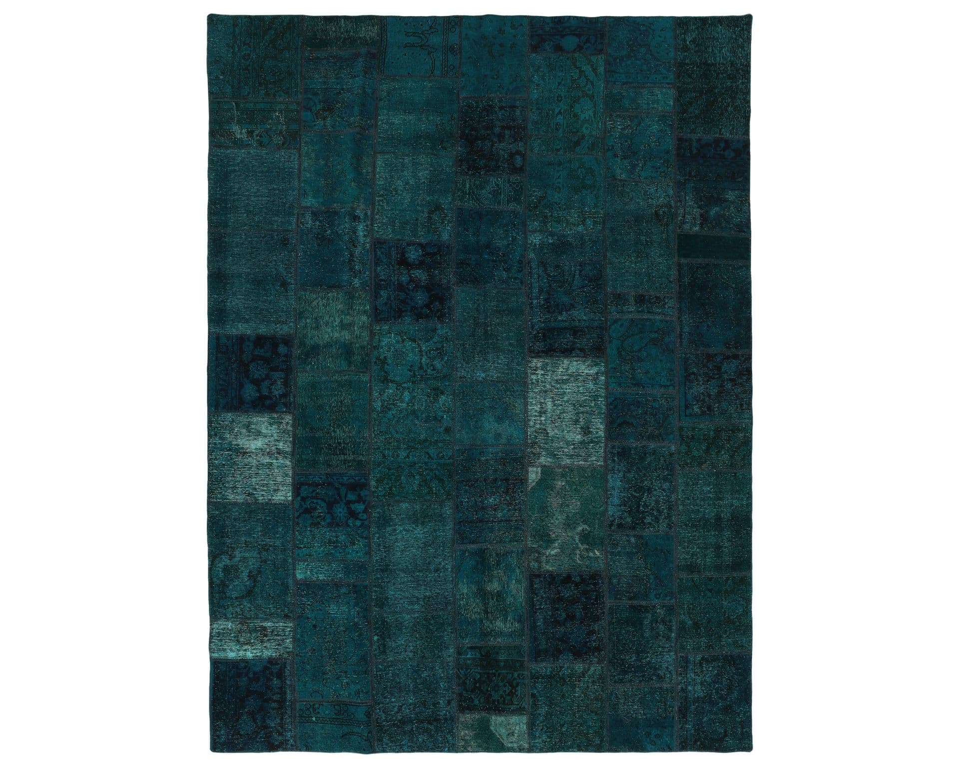 Vintage Patchwork itämainen matto 257 x 356 cm – Rezas