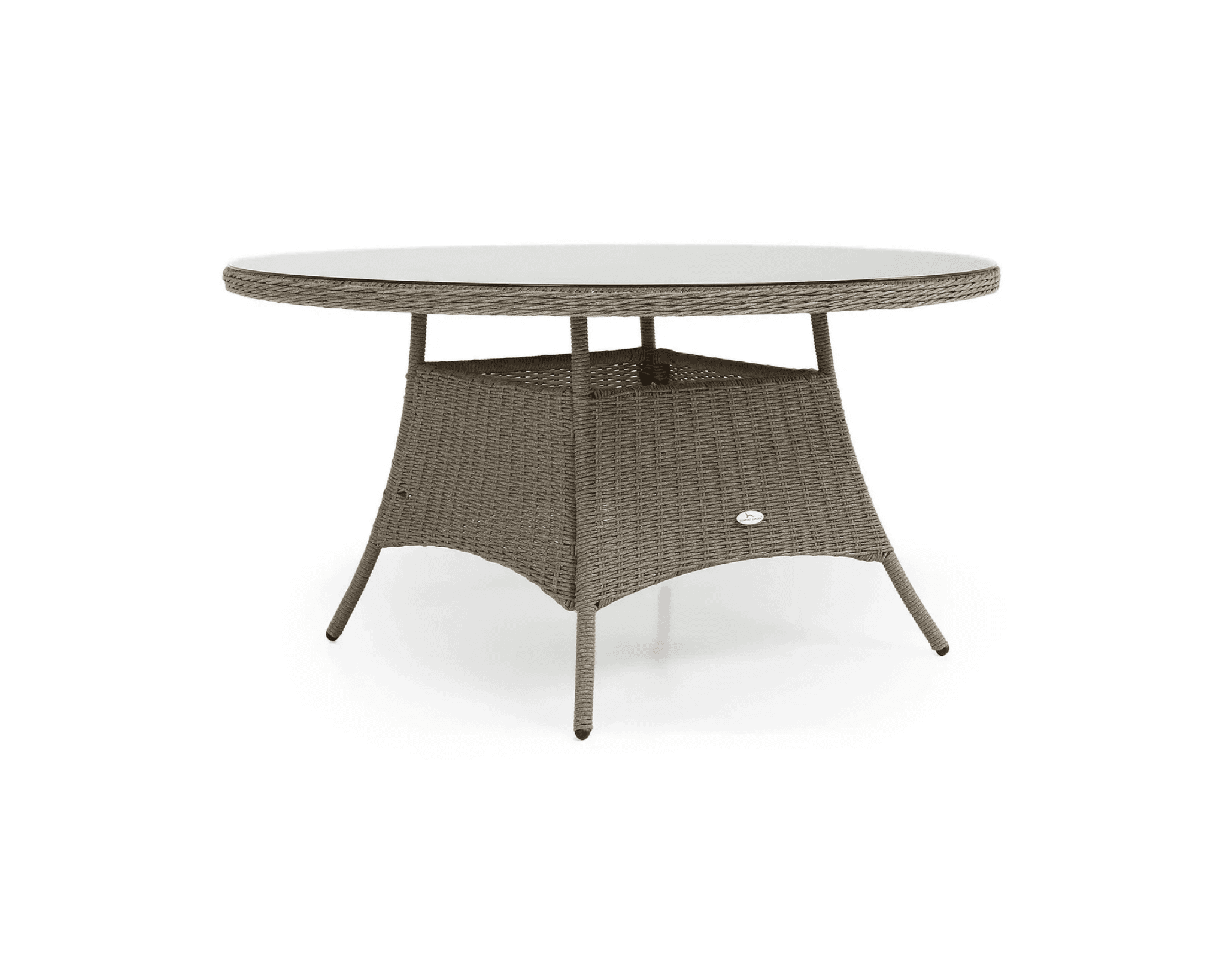 Marcus terassipöytä ø 140 cm harmaa – deNoord