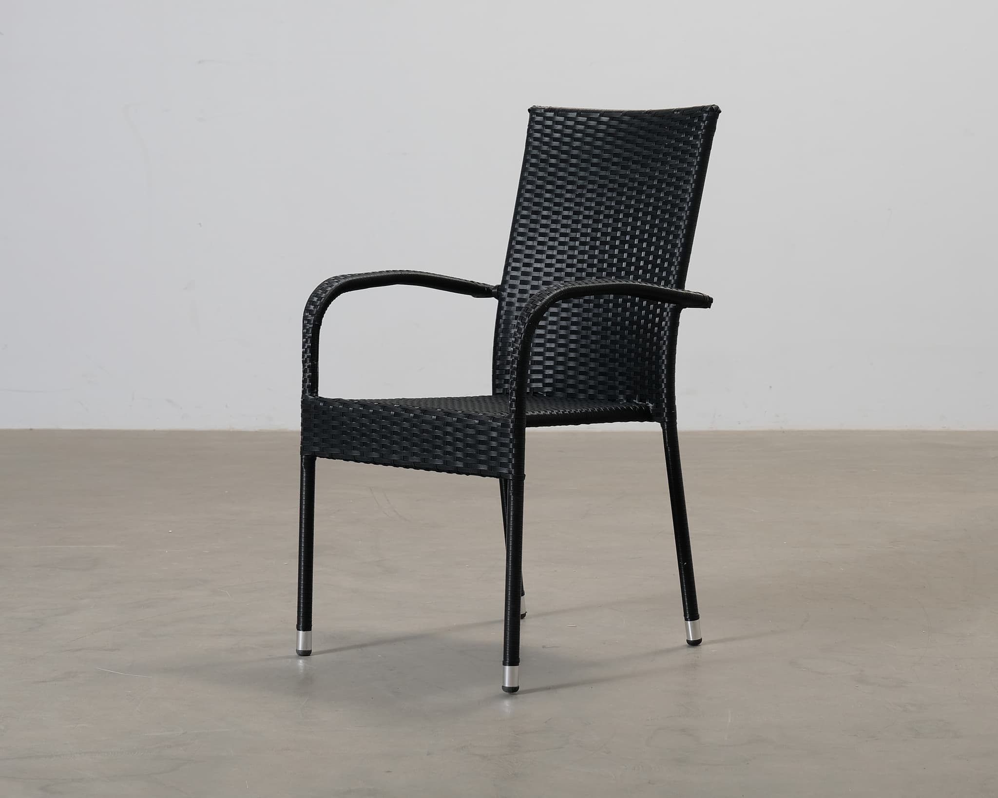 Thor Light terassituoli musta, 4 kpl setti – No brand