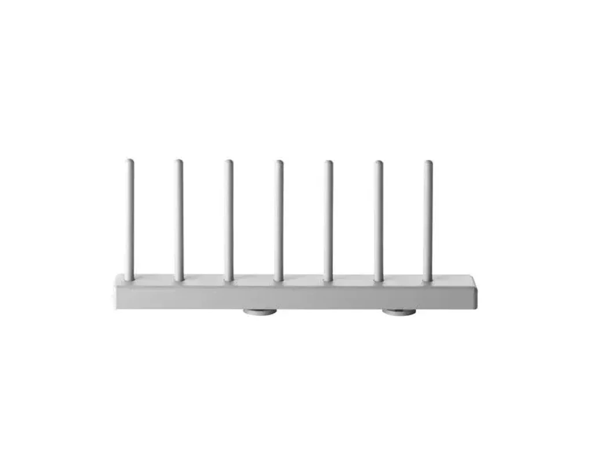 String Furniture lautasteline 20 cm harmaa, 2 kpl setti – String
