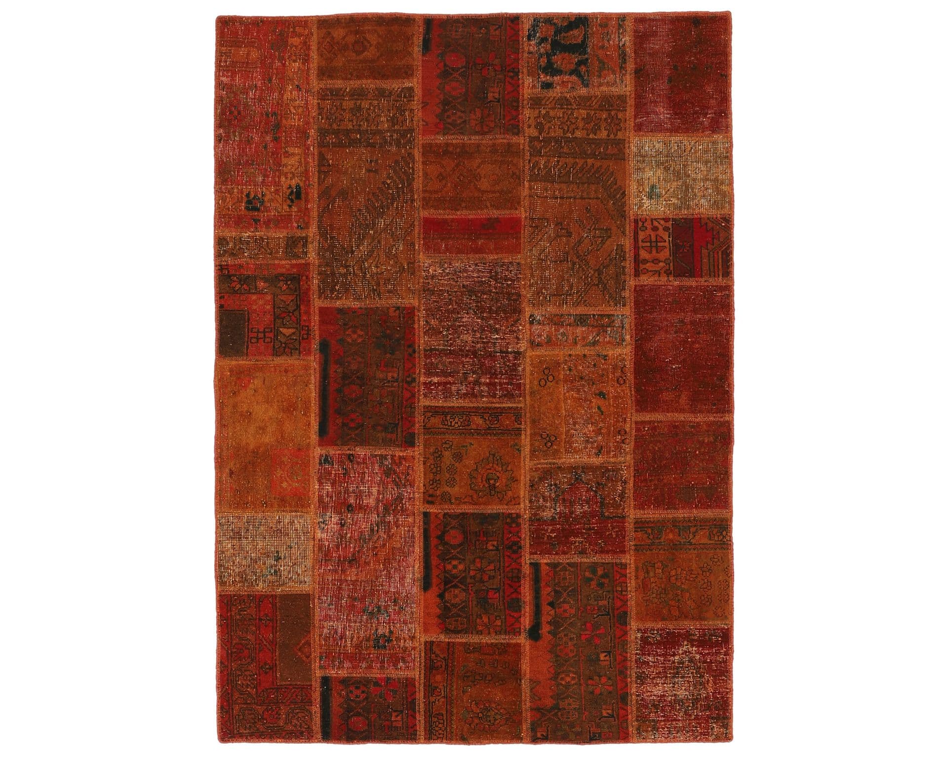 Vintage Patchwork itämainen matto 144 x 205 cm – Rezas