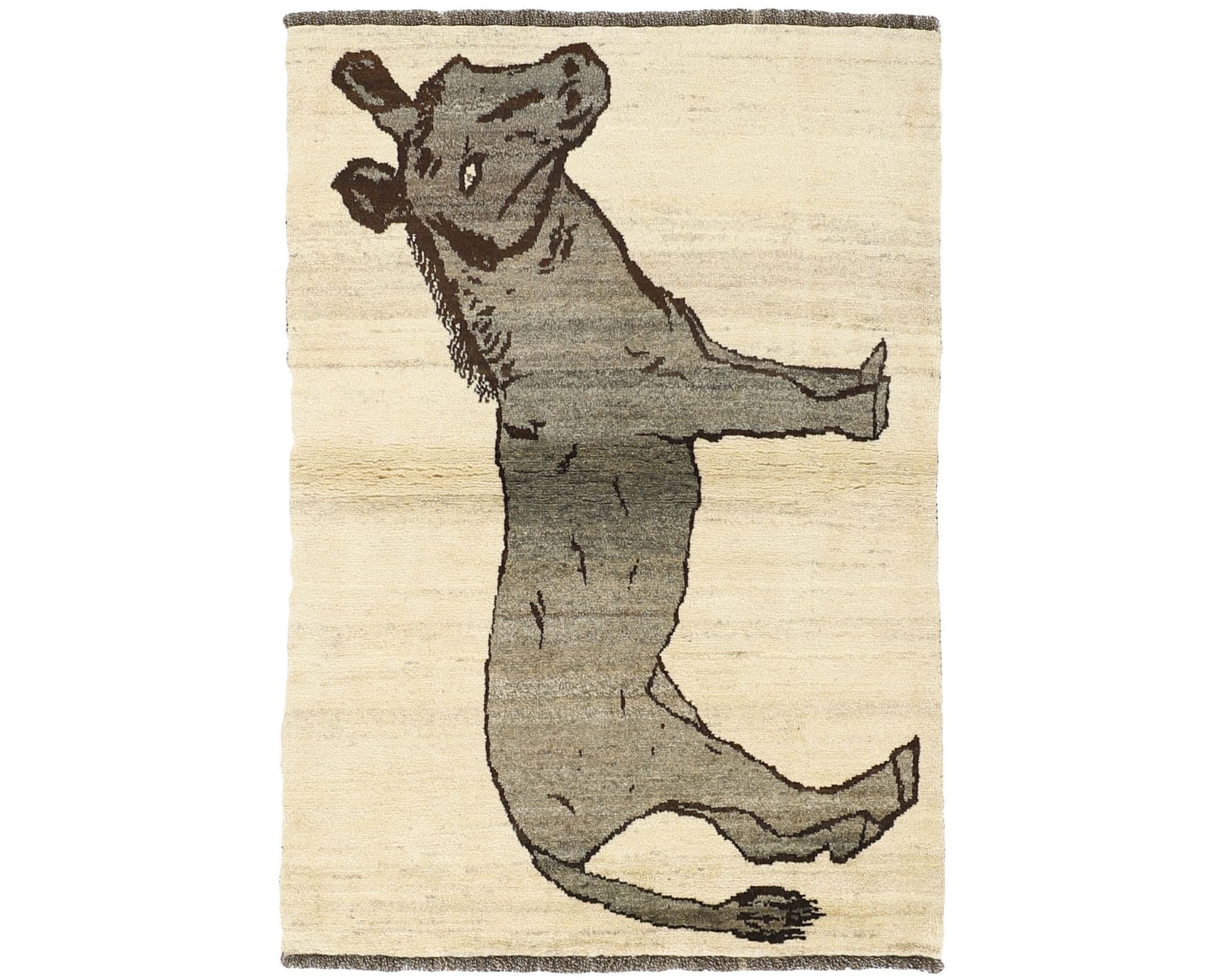 Old Figural Kashghai itämainen matto 111 x 162 cm – Rezas