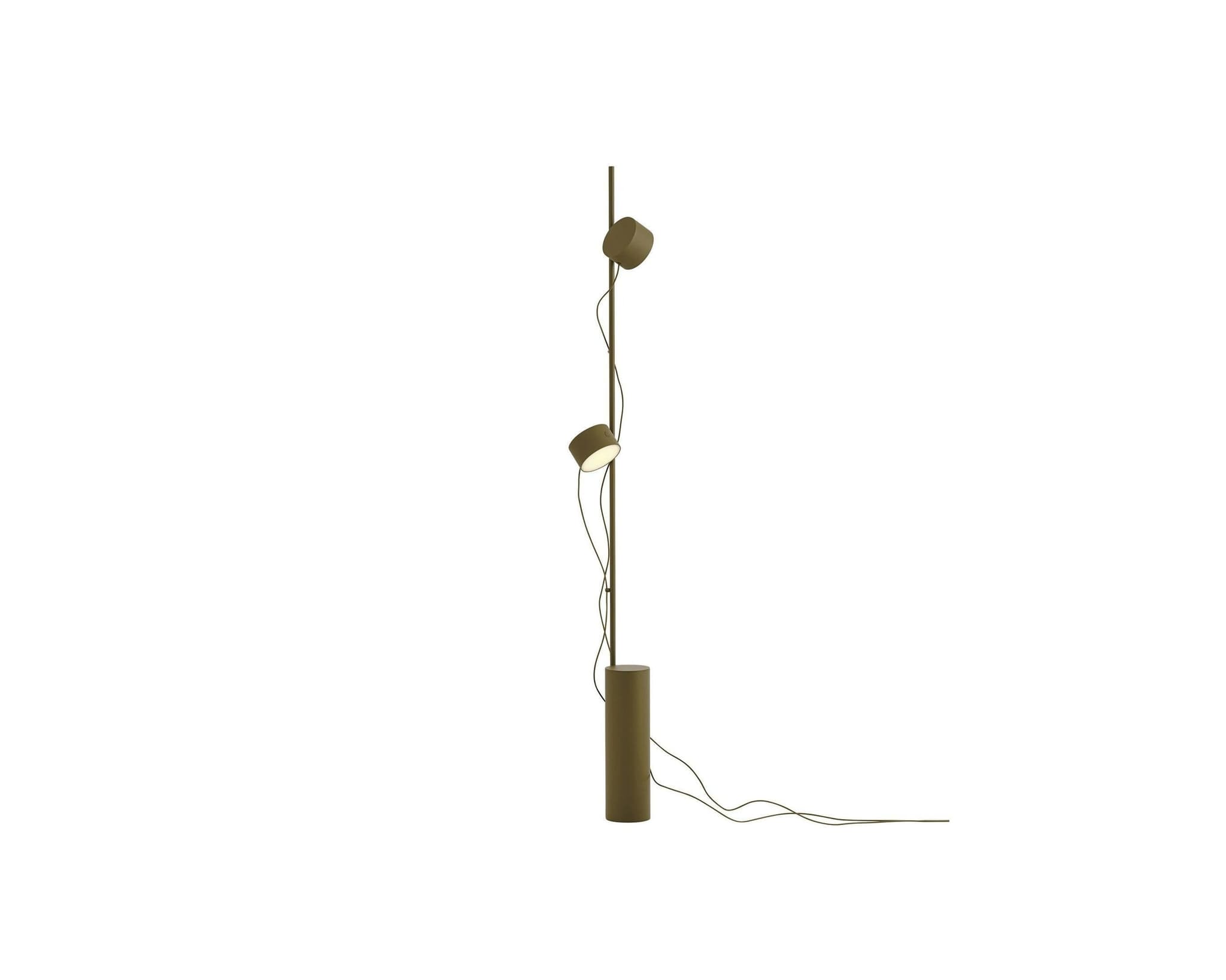 Muuto - Post Lattiavalaisin Brown Green