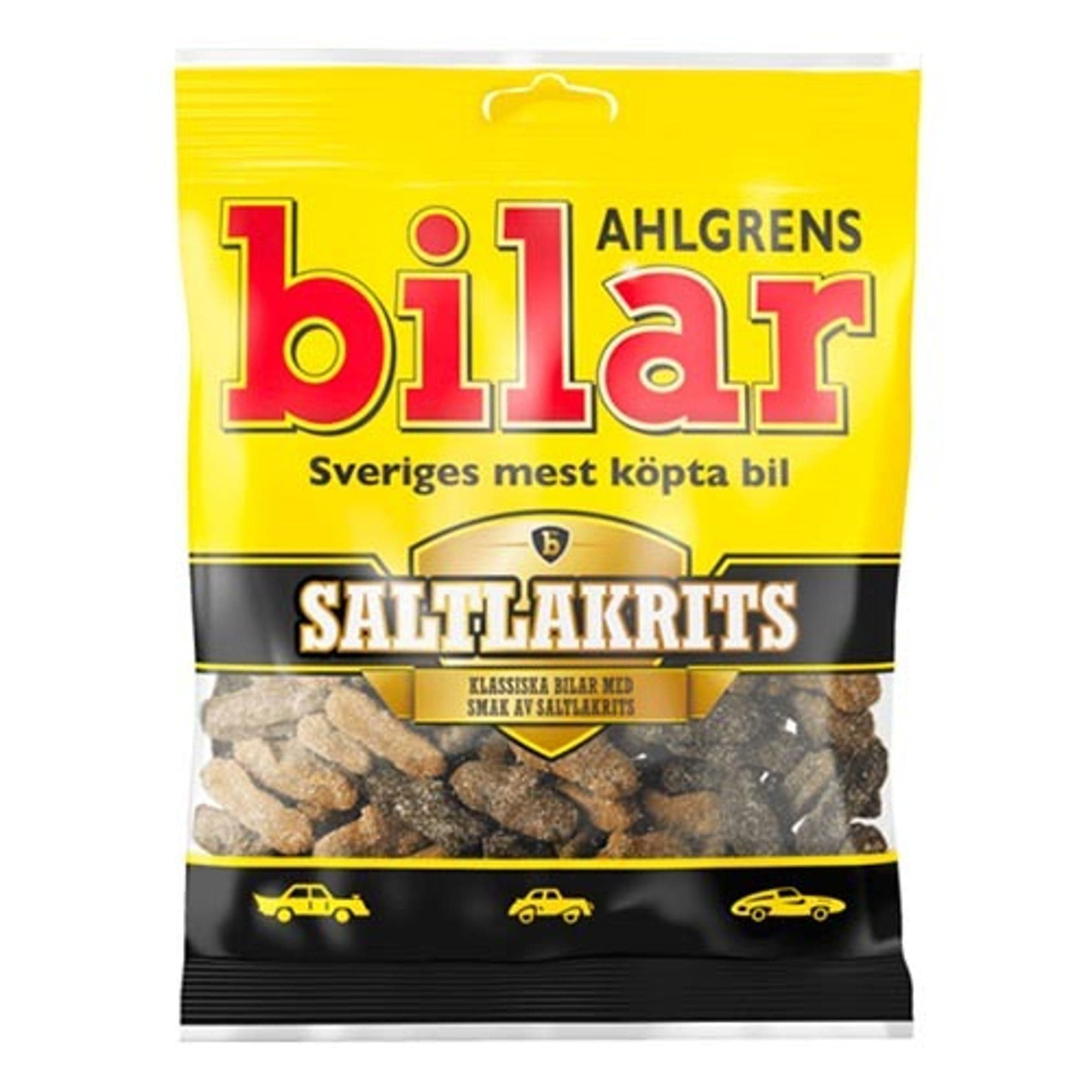 Ahlgrens Bilar Salmiakkilakritsi - 100 g