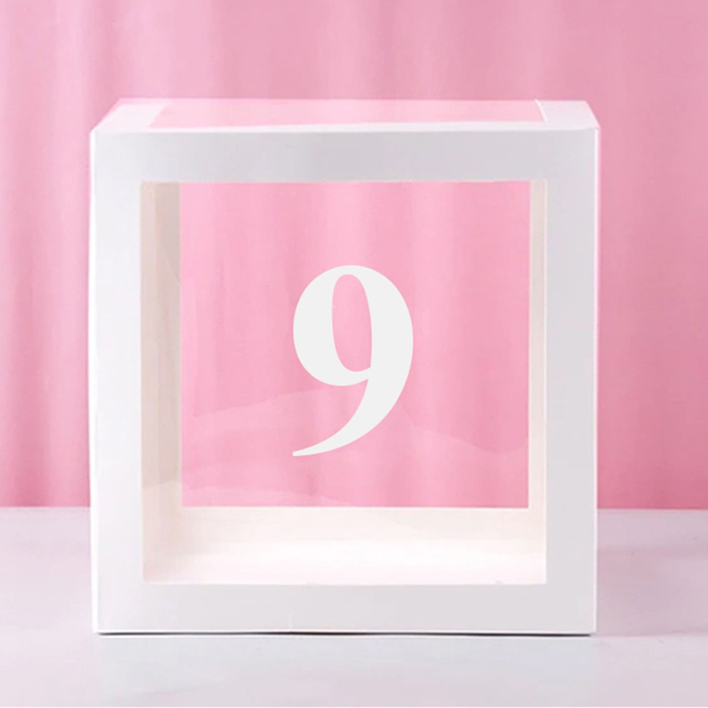 Läpinäkyvä Numerorasia - Numero 9 – Catsson