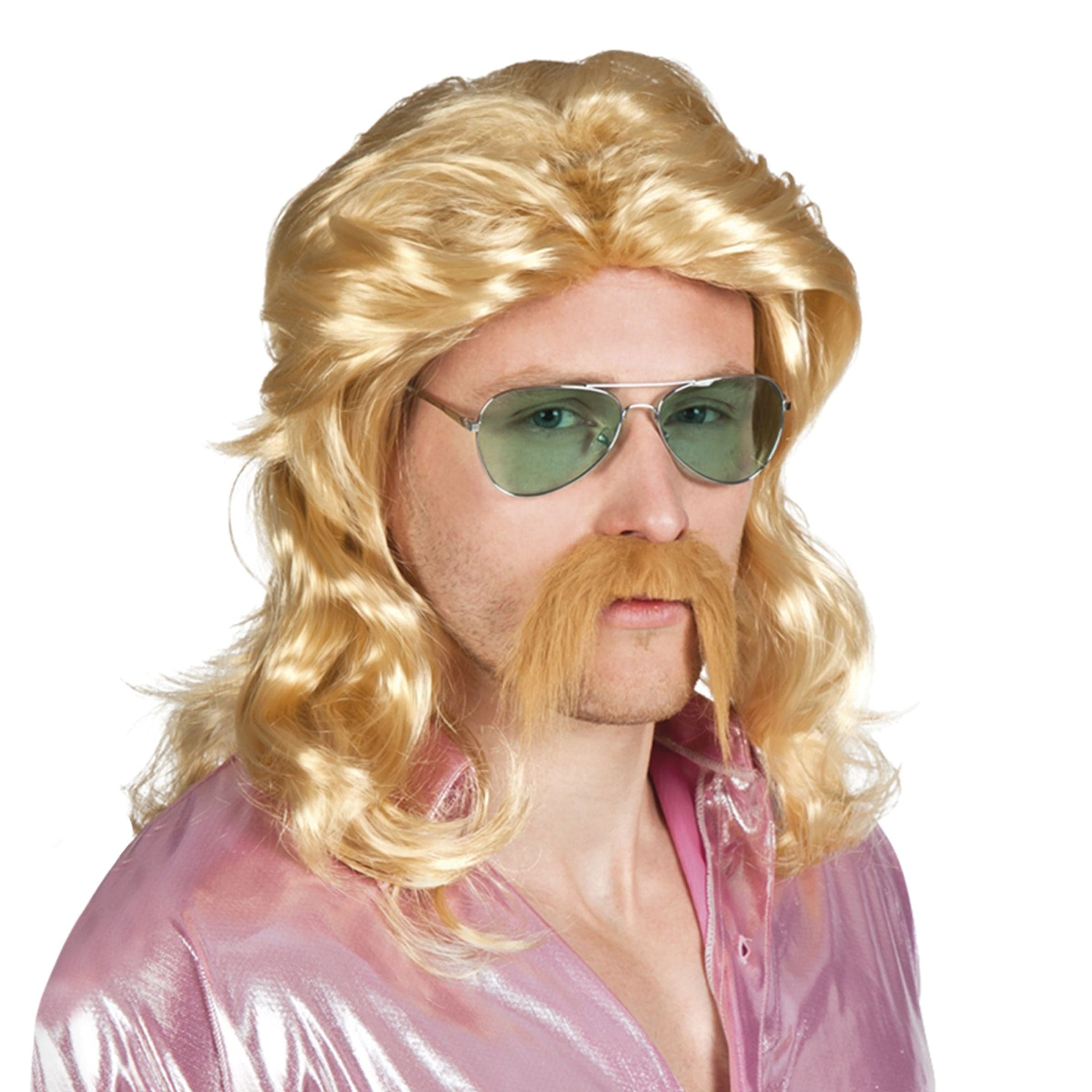 Barry Peruukki Viiksillä - One size