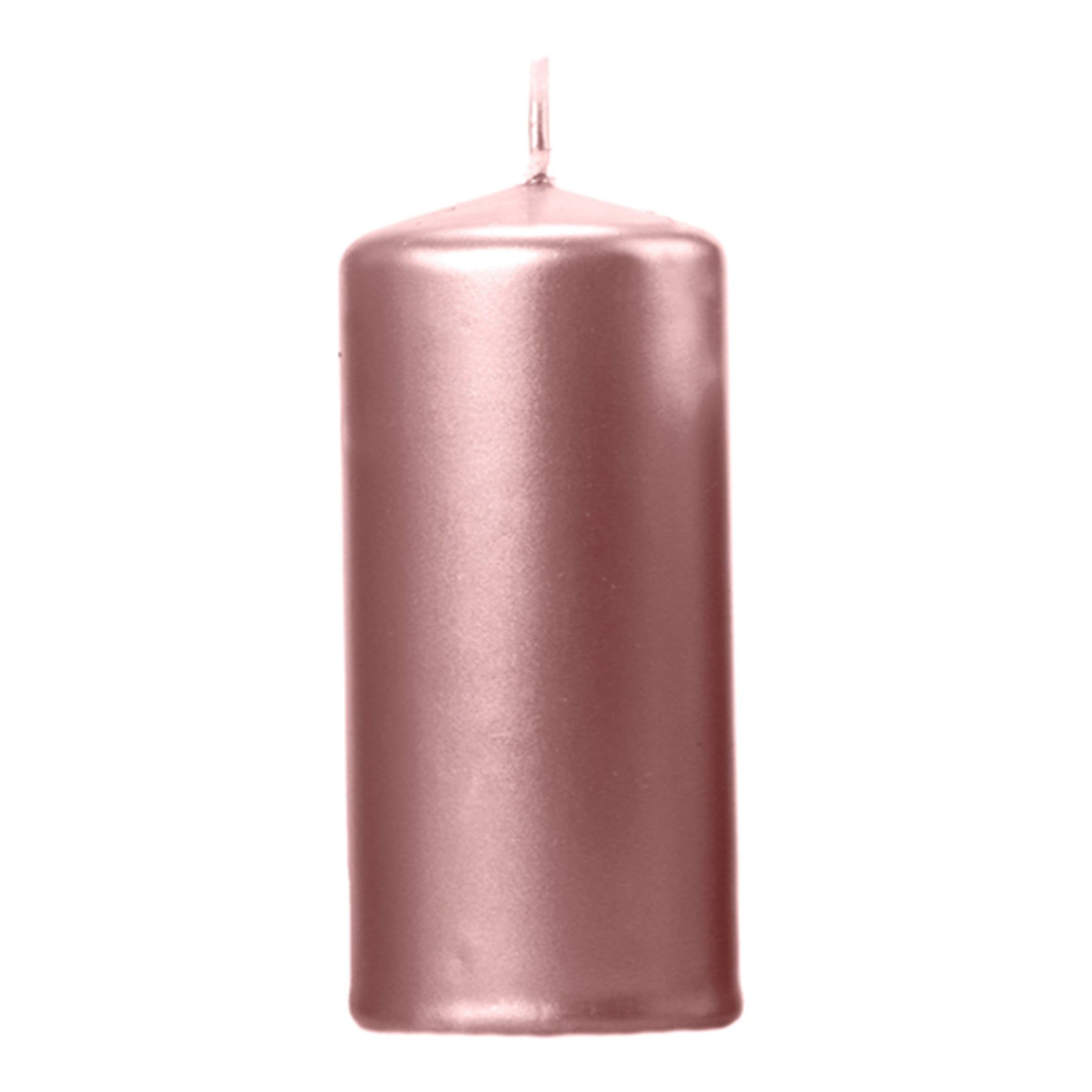 Pöytäkynttilä Metallic Punakulta - 6-pakkaus