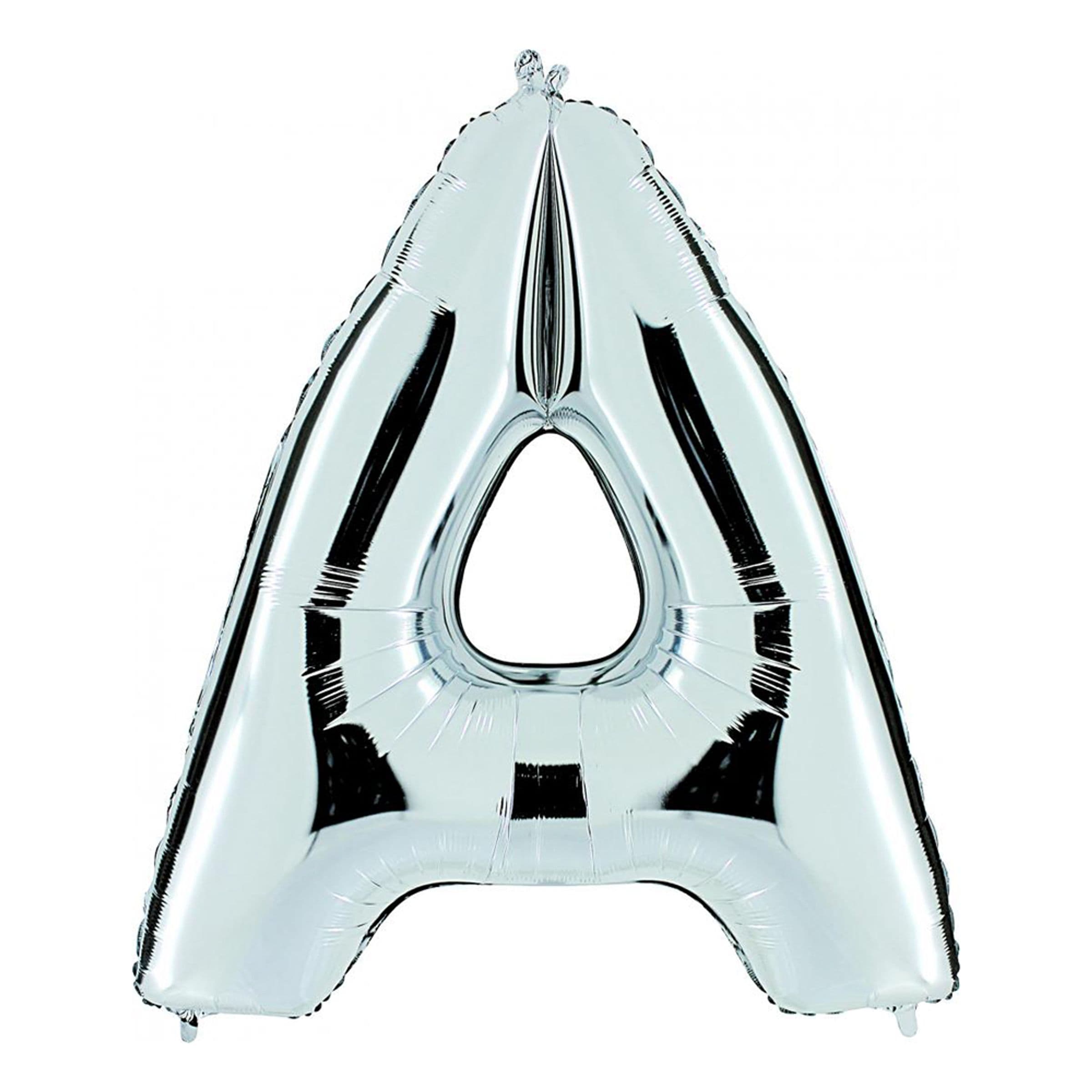 Kirjainilmapallo Hopea Metallic - Kirjain A – Ballongkungen
