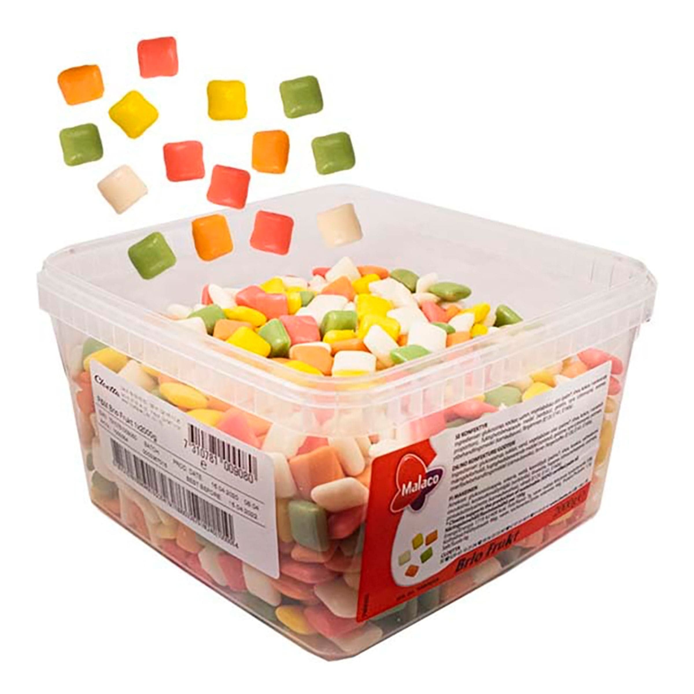 Malaco Brio Hedelmä - 2 kg – ERT Godis Bulk