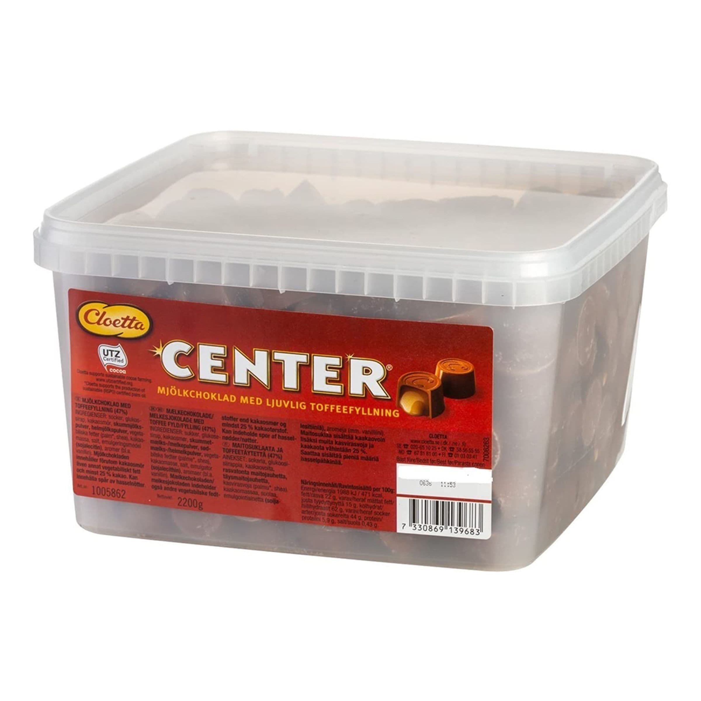 Center Suklaa Suurpakkauksessa - 2,2 kg