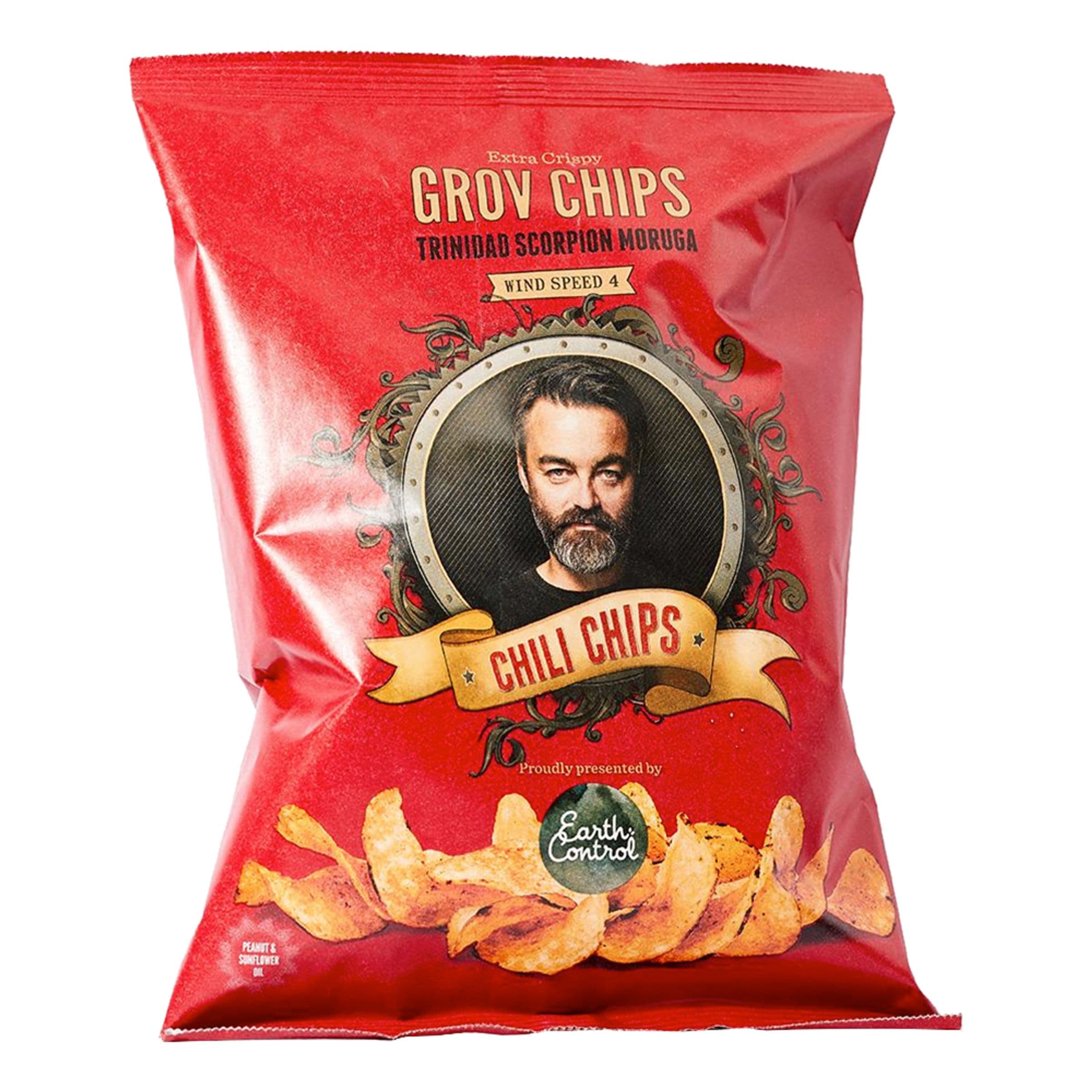Chili Klaus Chips - Tuulenvoima 4 x 150 g