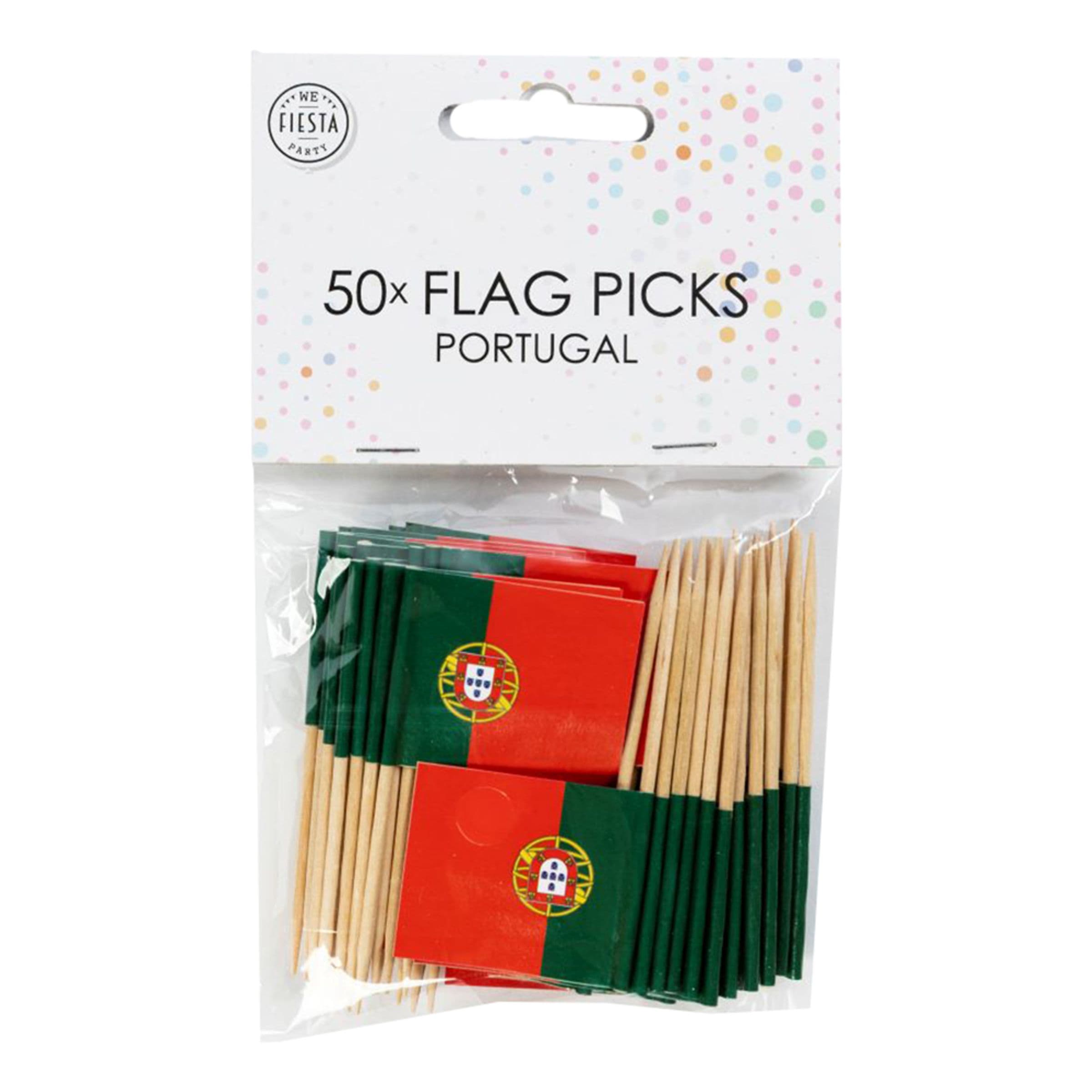 Cocktailliput Portugali - 50-pakkaus – Globos Europe