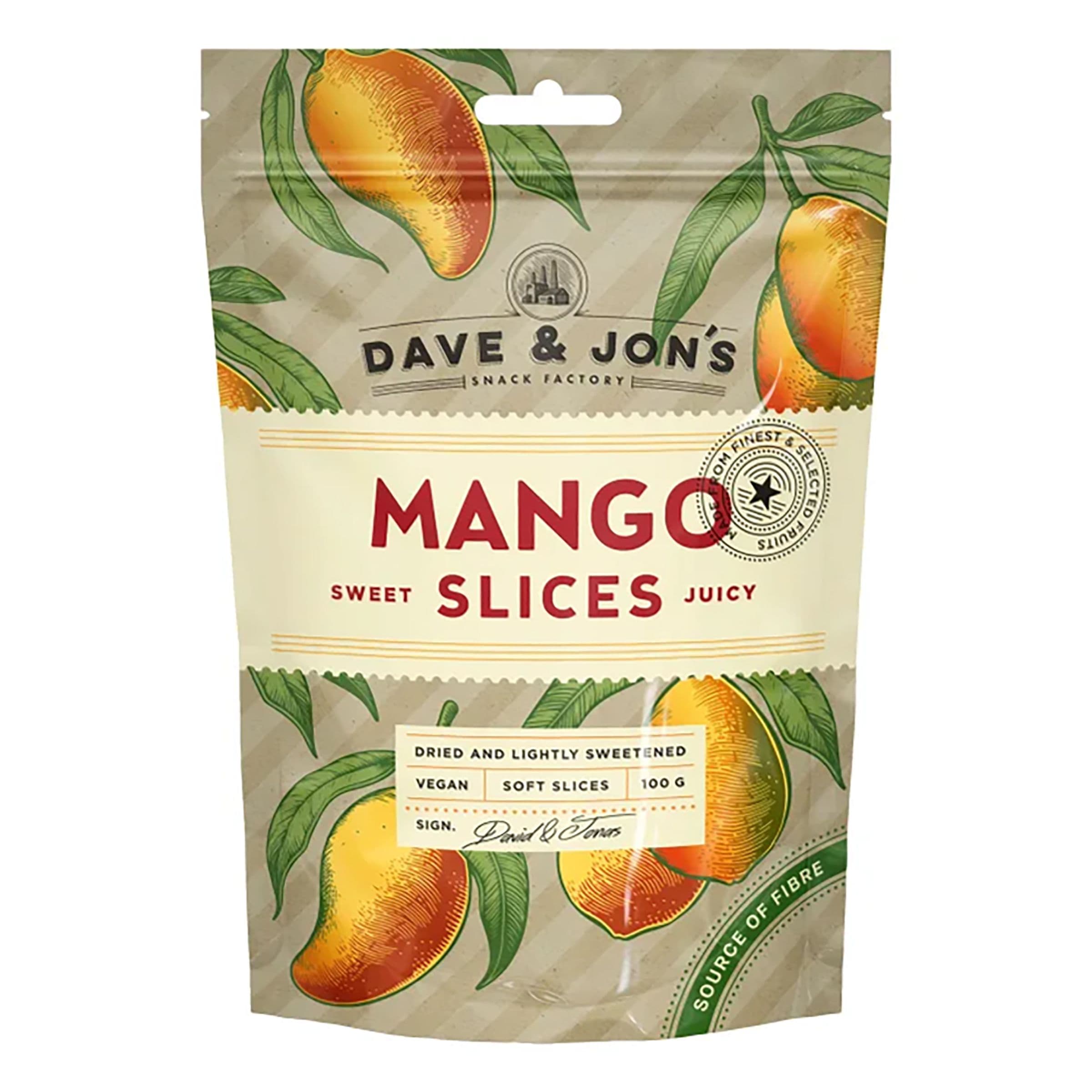 Dave & Jon's Kuivattu Mango - 100 g