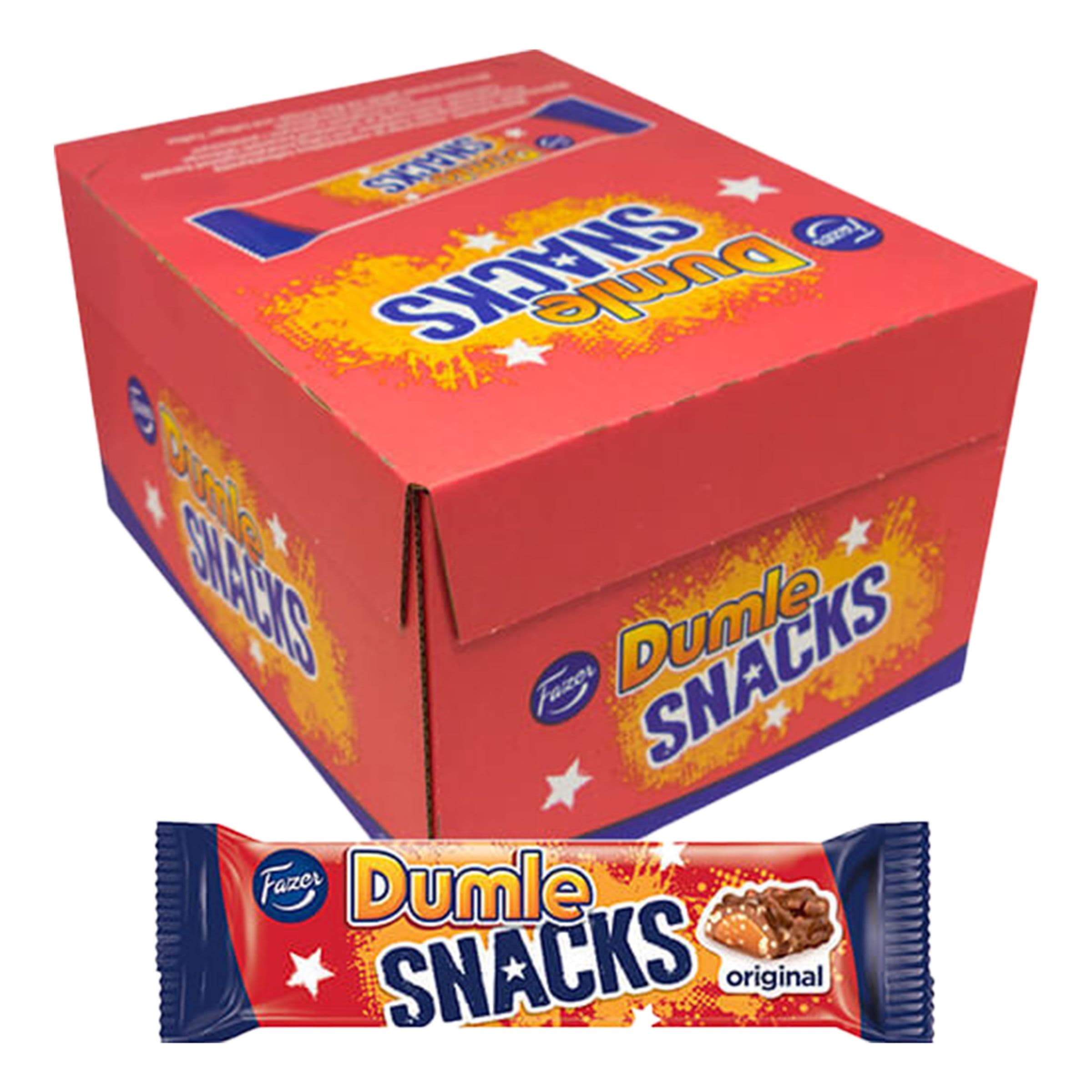 Fazer Dumle Snacks Suurpakkaus - 25 x 40 g