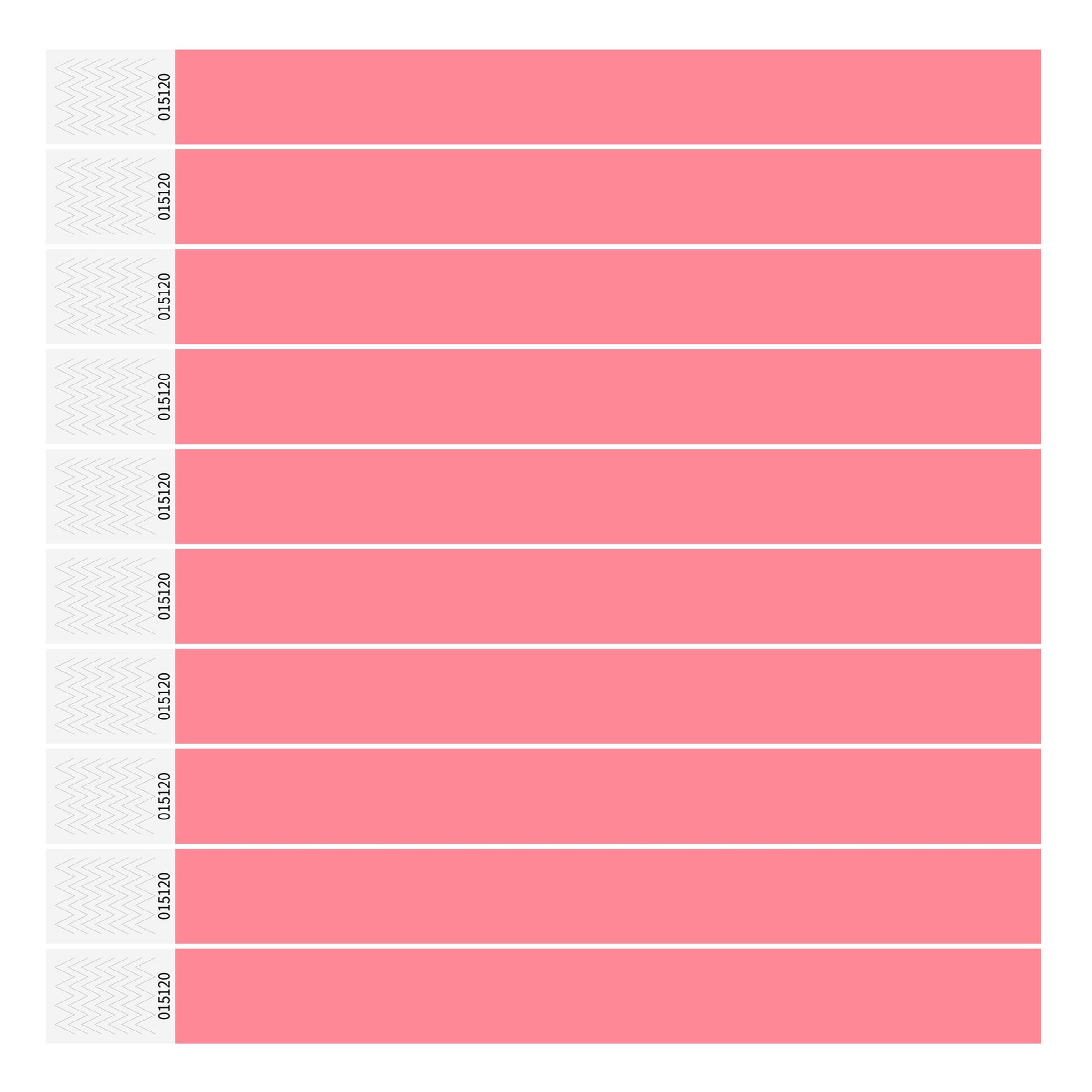 Pääsylippuranneke/Laiteranneke - Pastelli Vaaleanpunainen – Ring Bingo