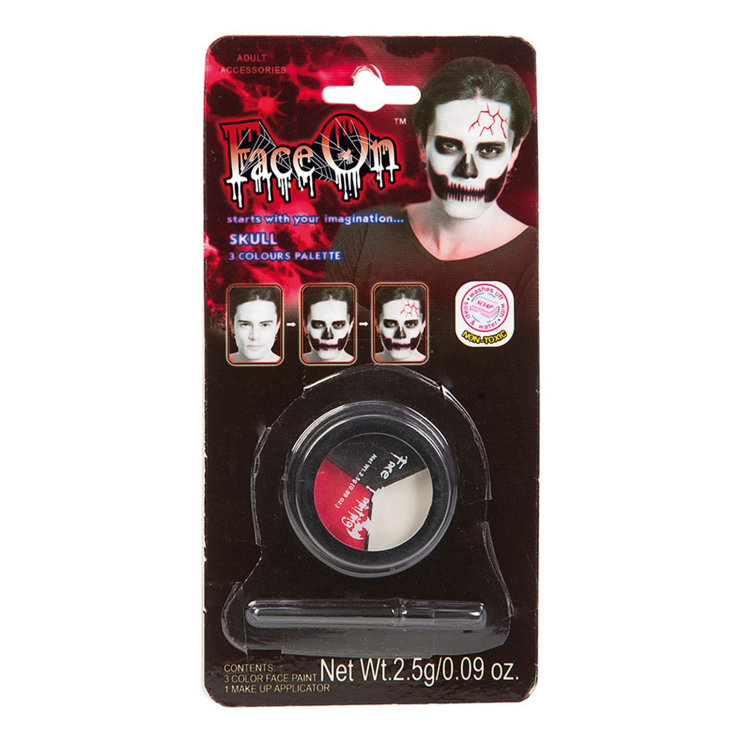 FaceOn Meikkisetti Pääkallo