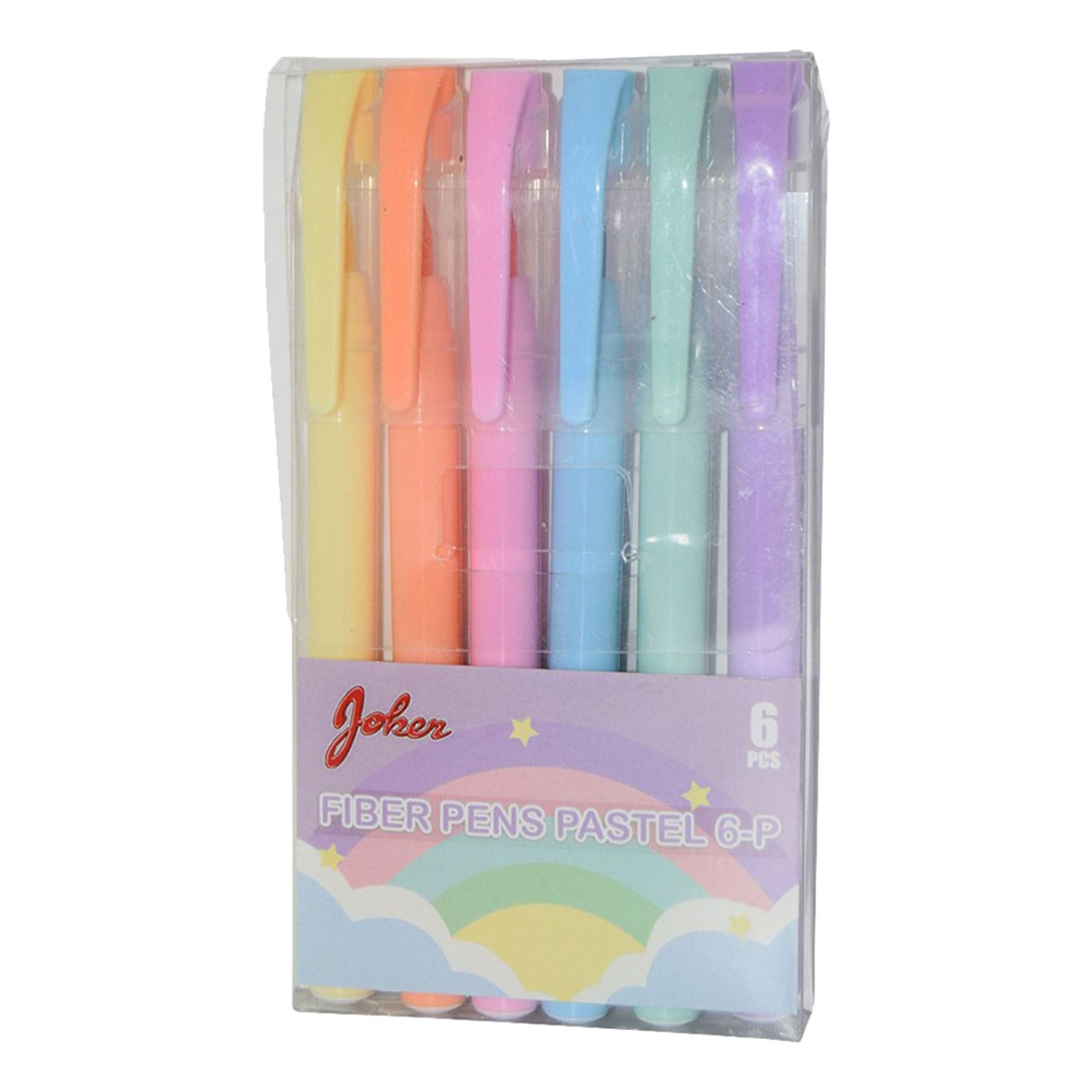 Kuitukynät Pastelli - 6-pakkaus