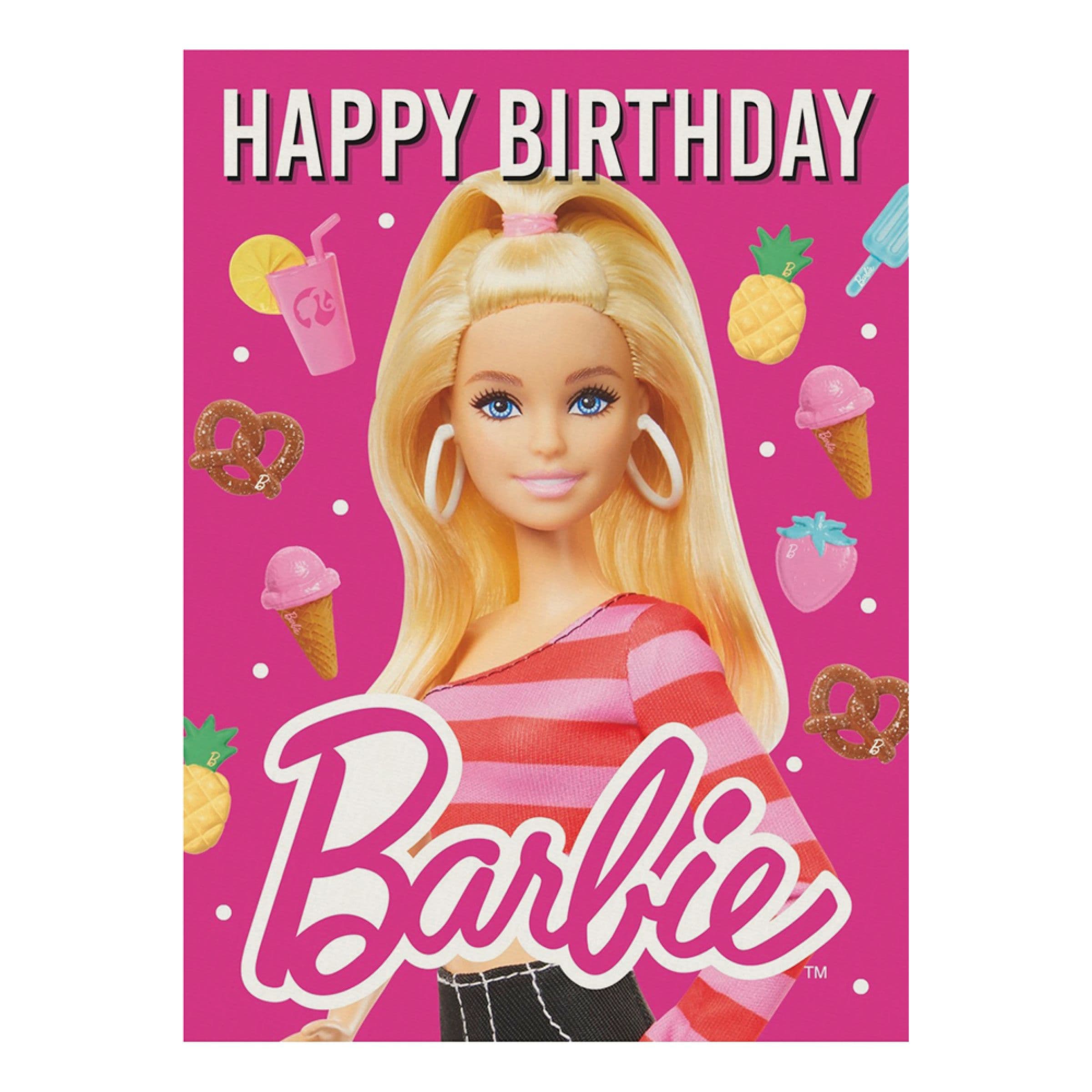 Barbie-syntymäpäiväkortti