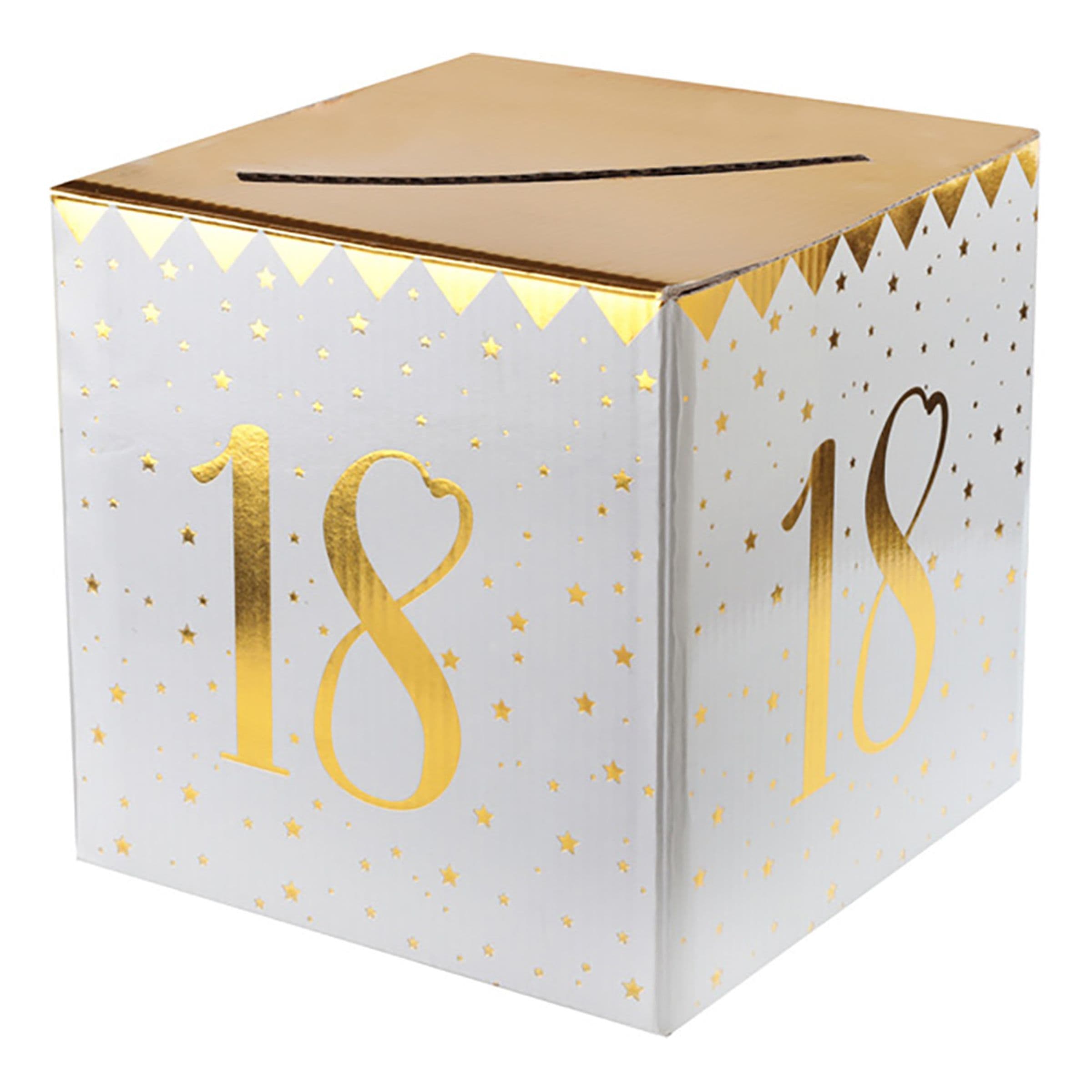 Säilytysrasia Pahvia Numerolla - Numero 18